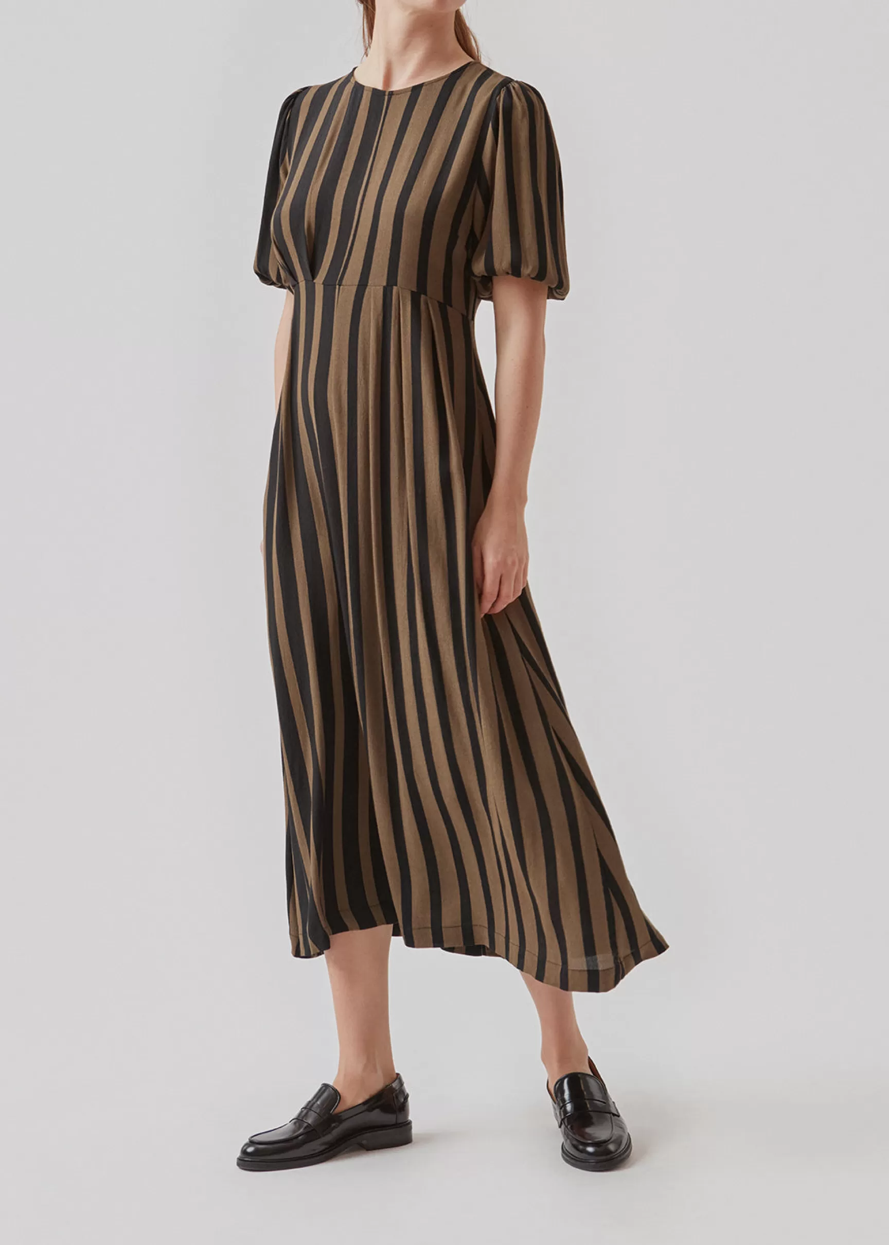 Hot Modström AliciaMD print dress - Bold Sienna Stripe BoldSiennaStripe