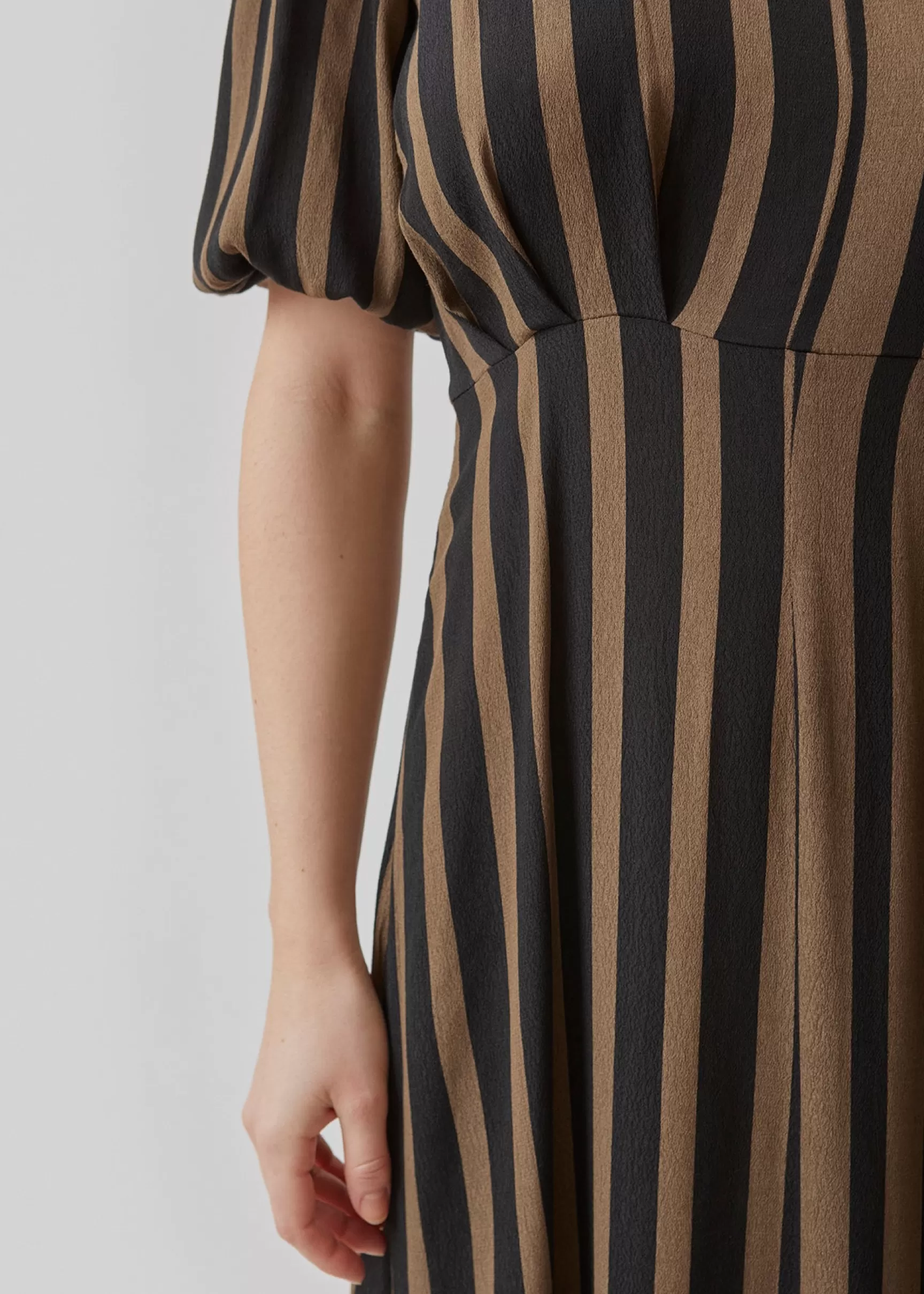 Hot Modström AliciaMD print dress - Bold Sienna Stripe BoldSiennaStripe