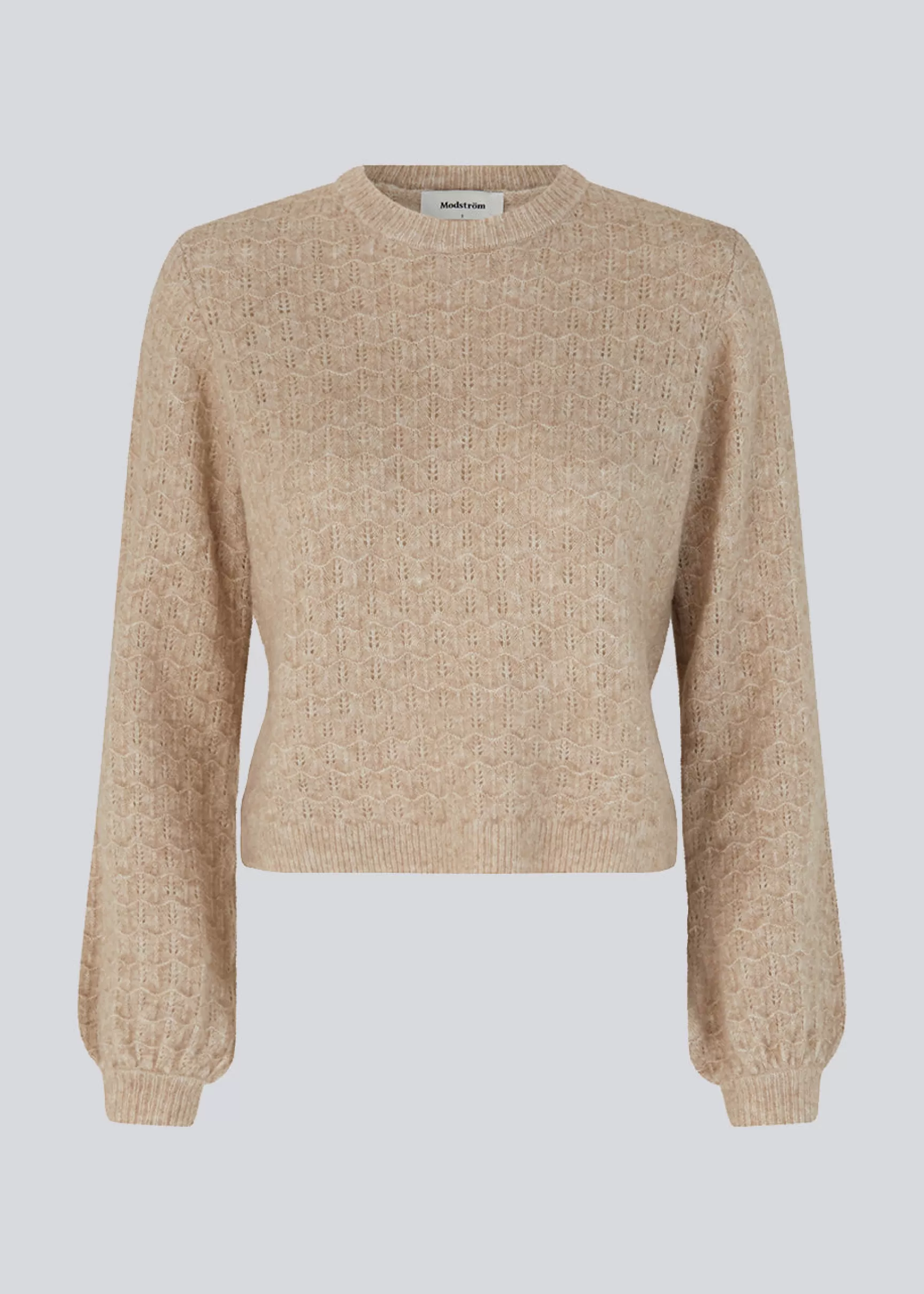 Flash Sale Modström AlvesMD o-neck - Beige melange Beigemelange