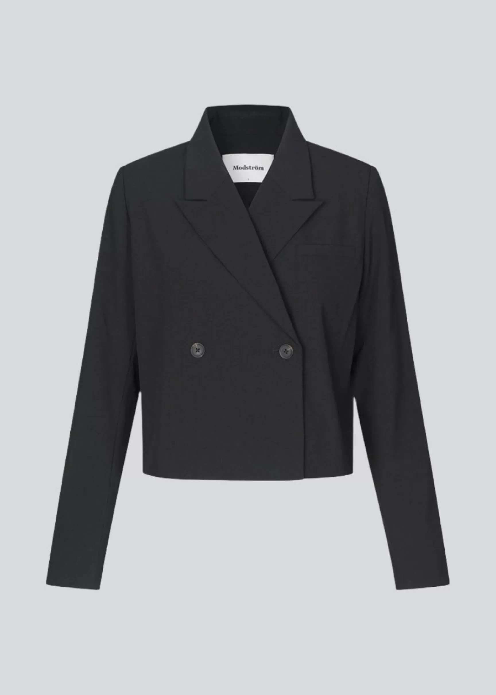 New Modström AnkerMD short blazer - Black