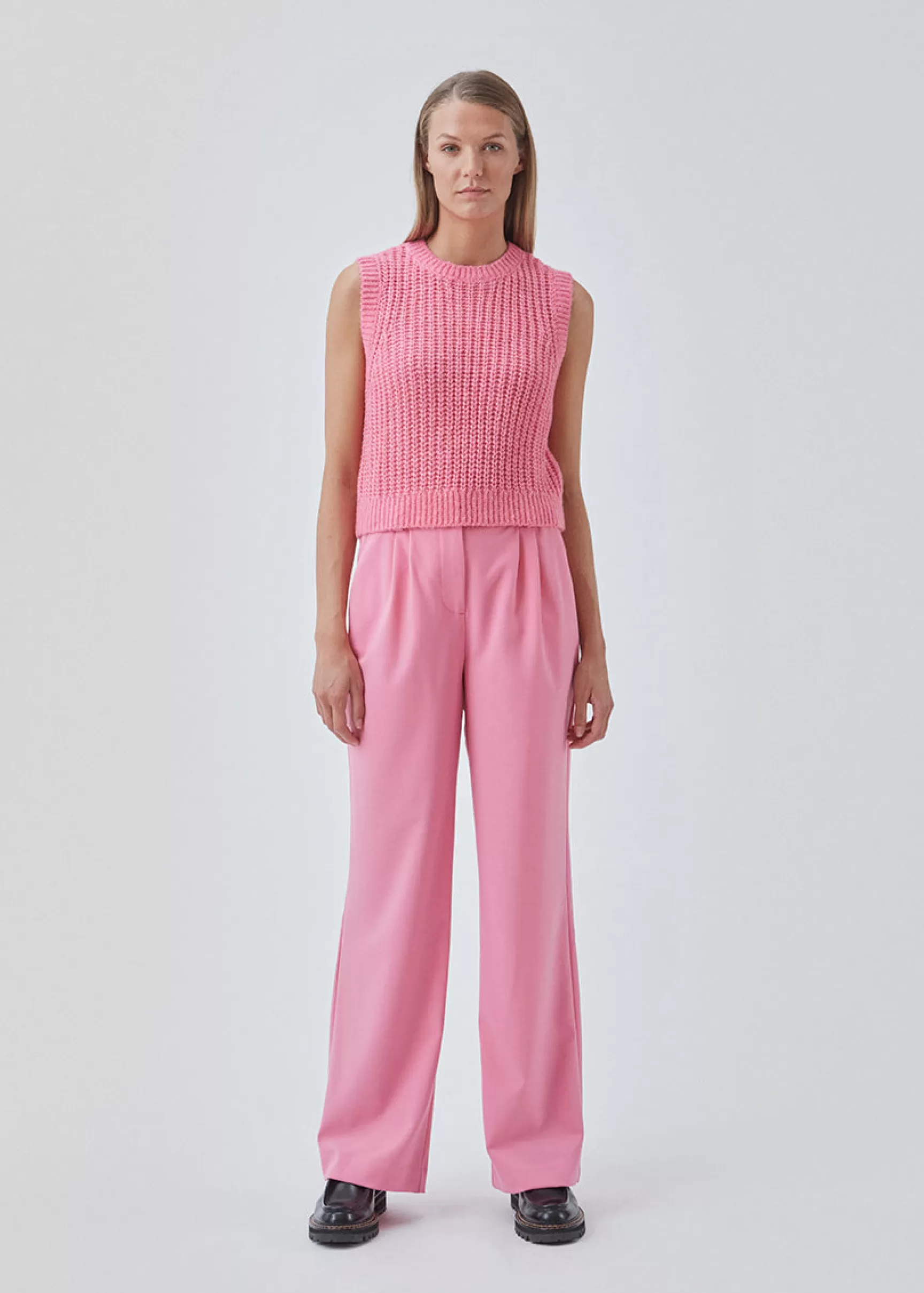 Outlet Modström AnkerMD wide pants - Cosmos Pink CosmosPink