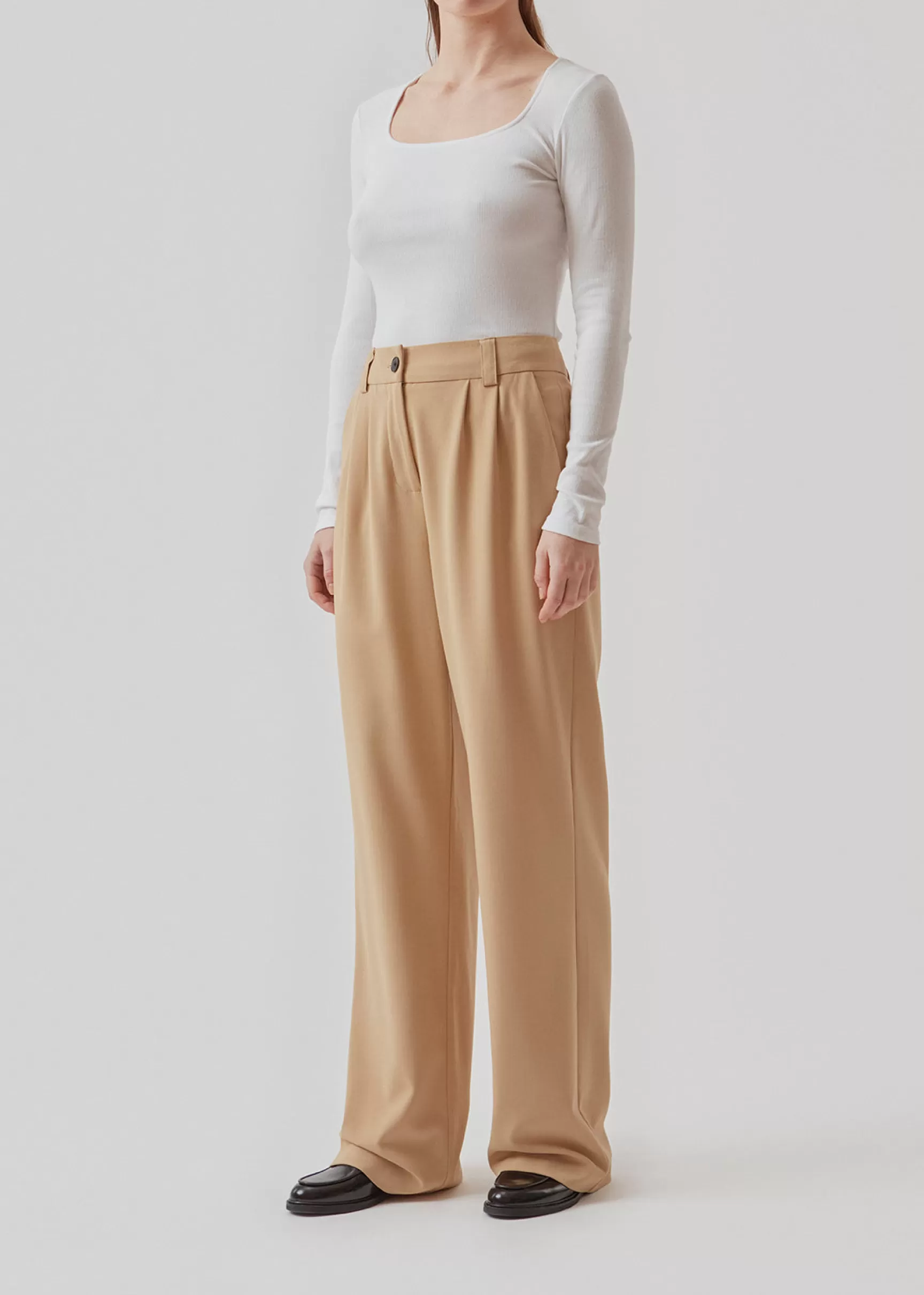 Outlet Modström AnkerMD wide pants - Incense