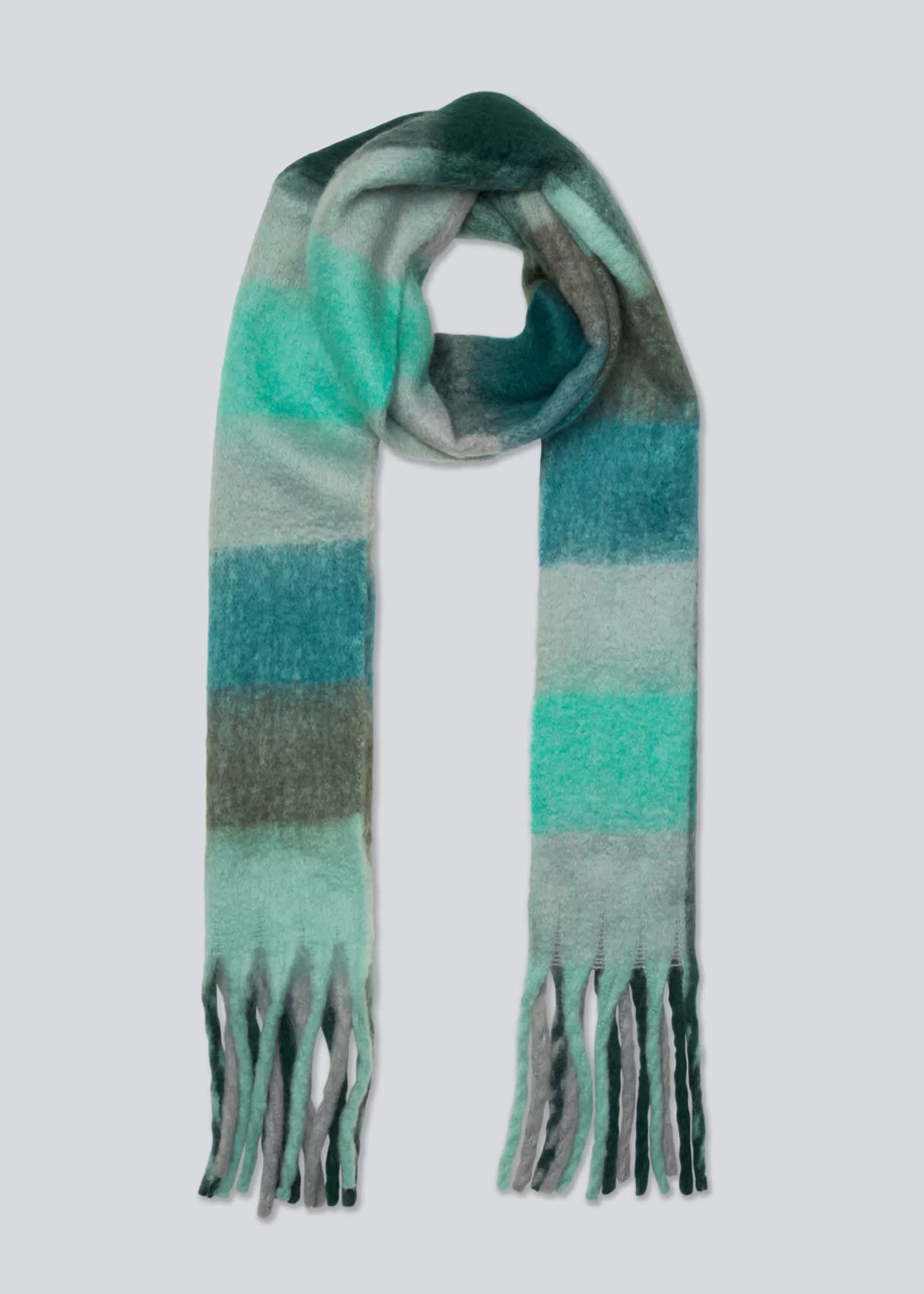 Cheap Modström ArisMD check scarf - Faded Green Check FadedGreenCheck