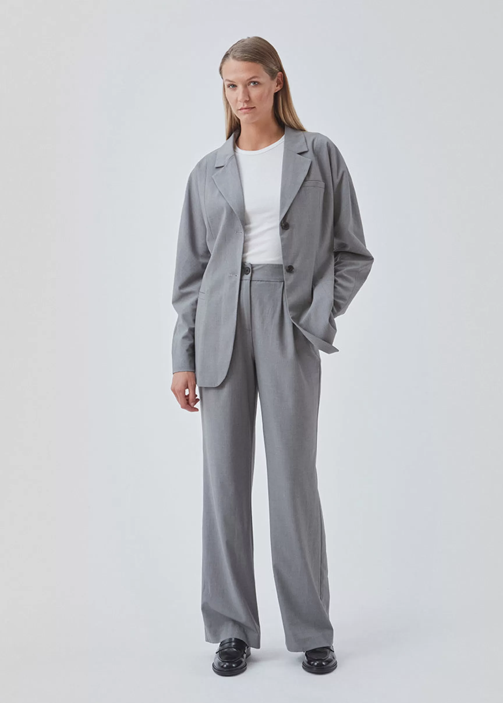 Flash Sale Modström BennyMD Blazer - Grey Melange GreyMelange