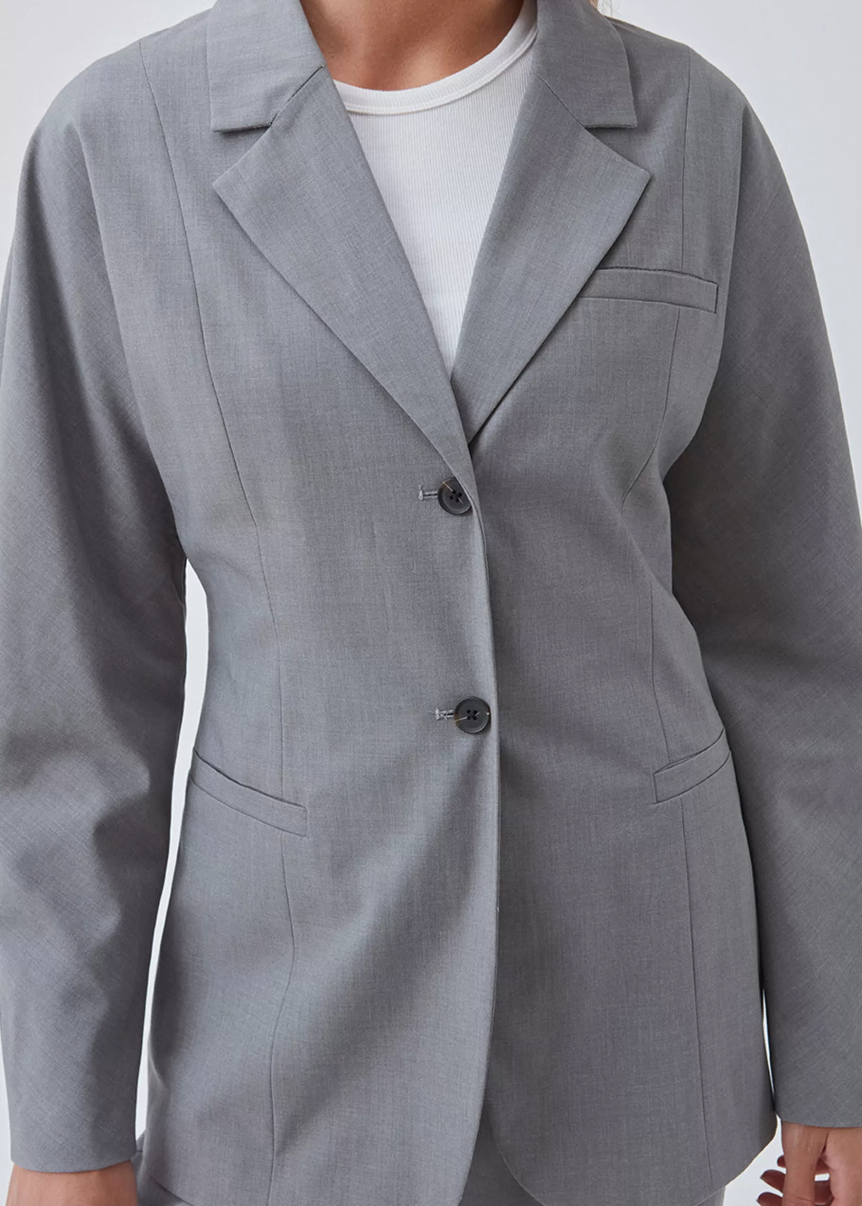 Flash Sale Modström BennyMD Blazer - Grey Melange GreyMelange