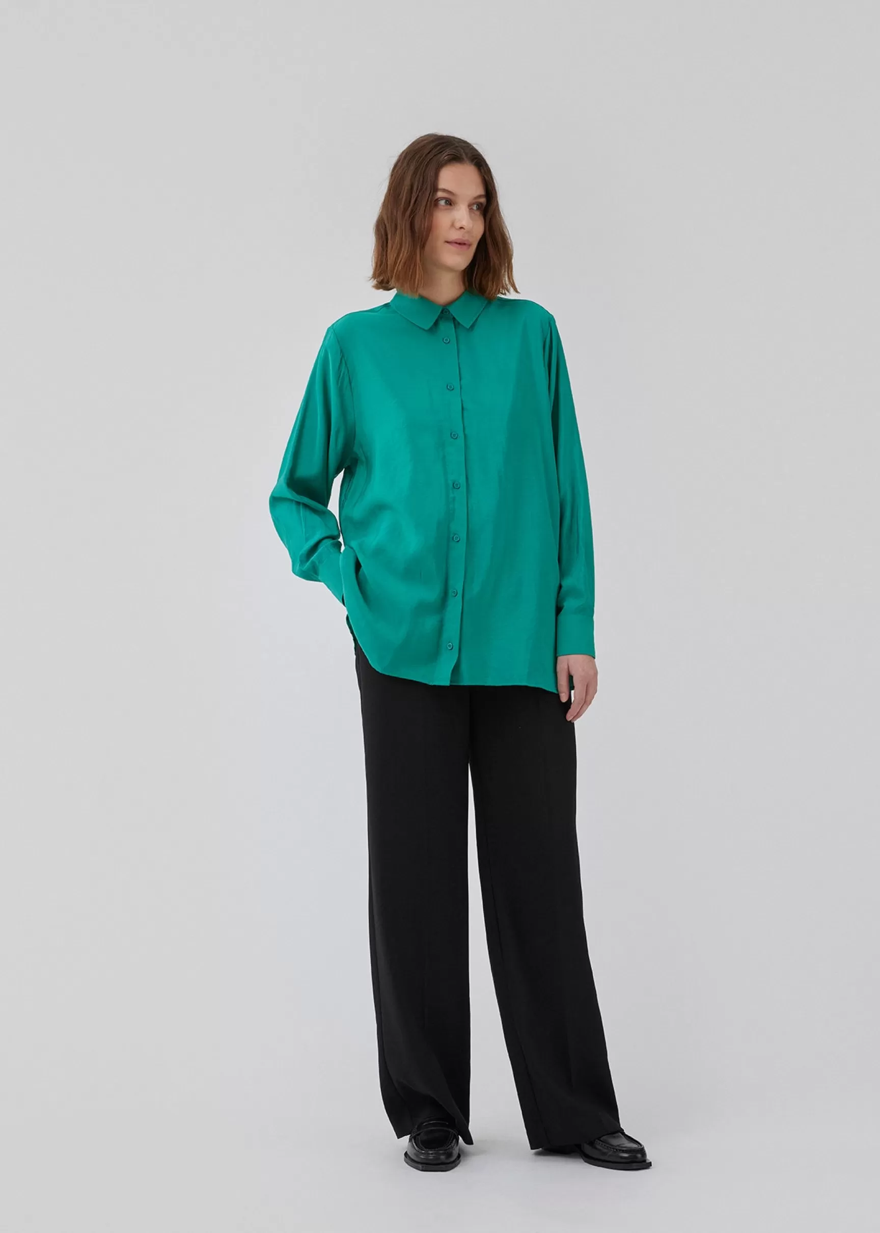 Clearance Modström ChristopherMD shirt - Deep Mint DeepMint