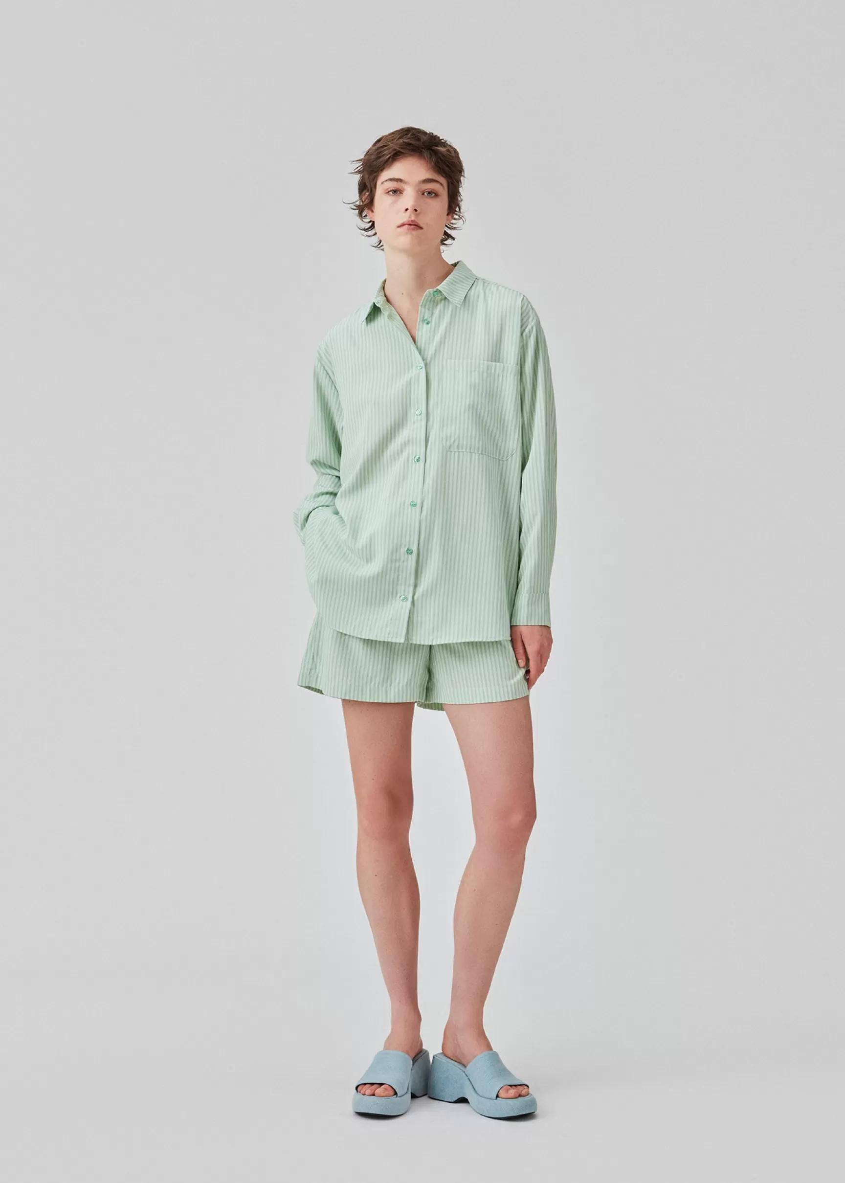 Discount Modström DannyMD shorts - Calm Jade CalmJade