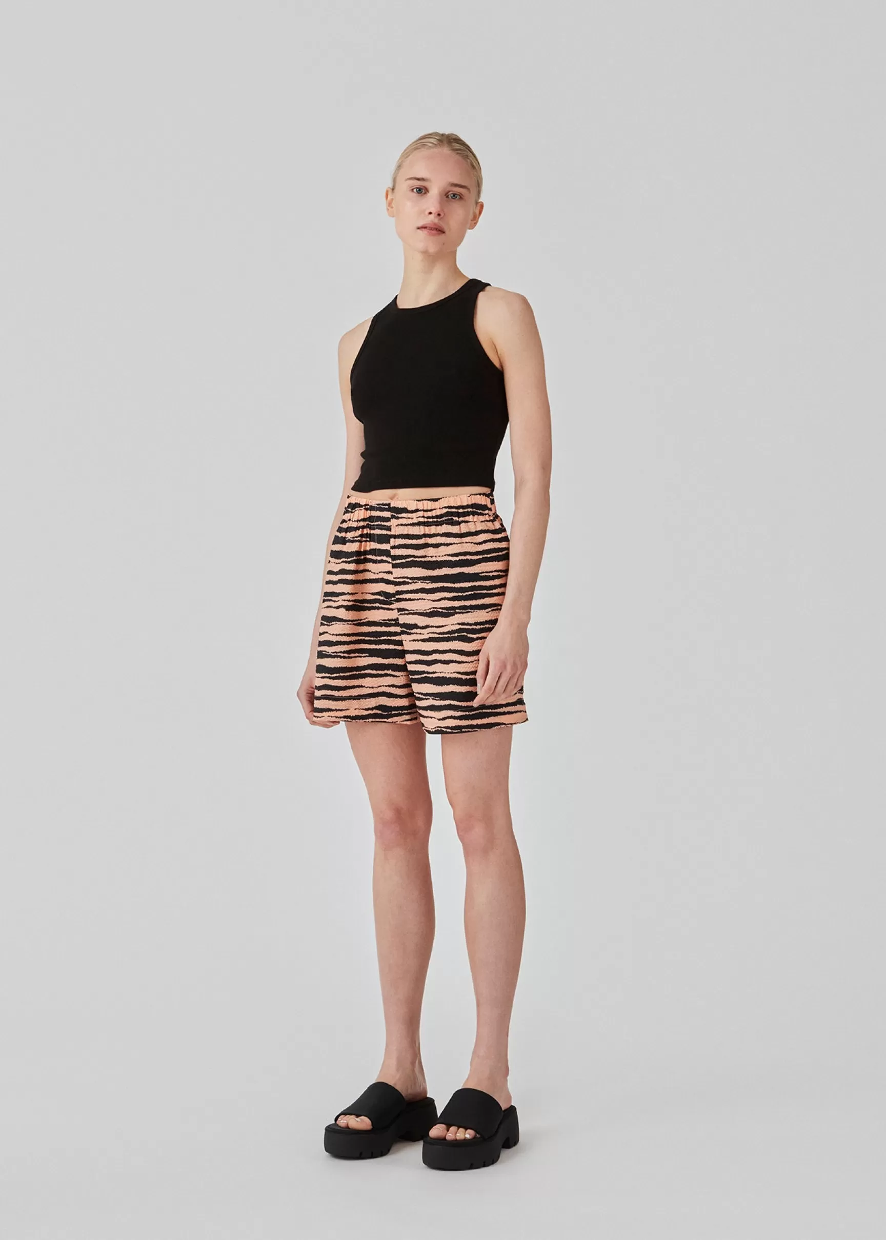 Discount Modström DasiaMD print shorts - Tiger Peach TigerPeach