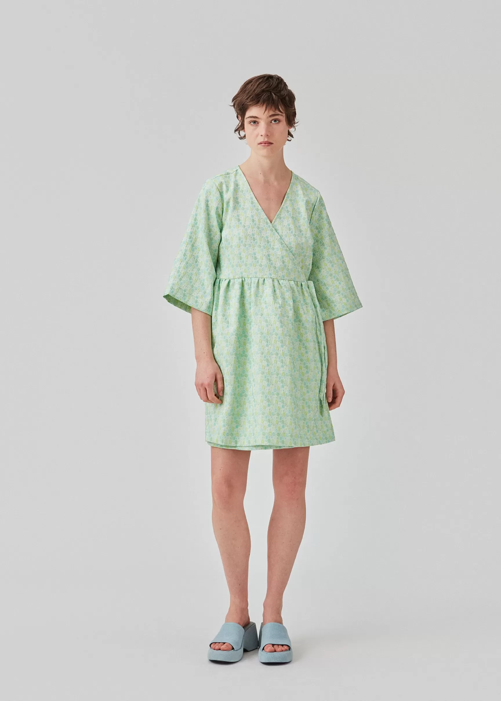 Online Modström DorianMD wrap dress - Calm Jade CalmJade