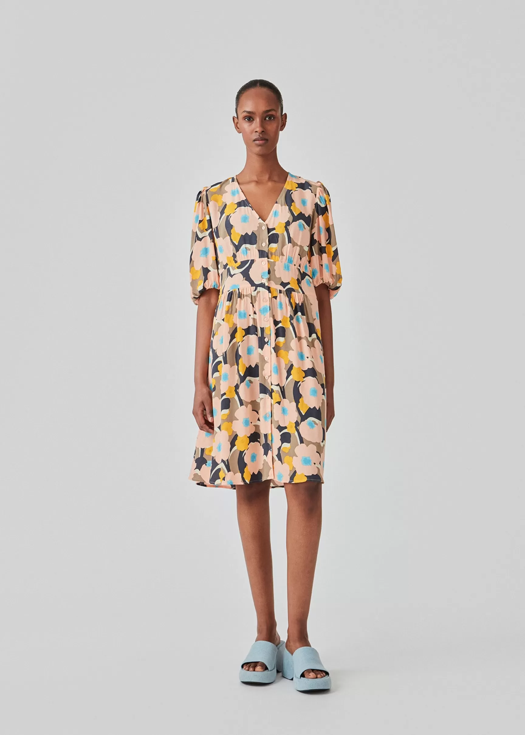 Shop Modström DustinMD print dress - Sunset Bouquet SunsetBouquet