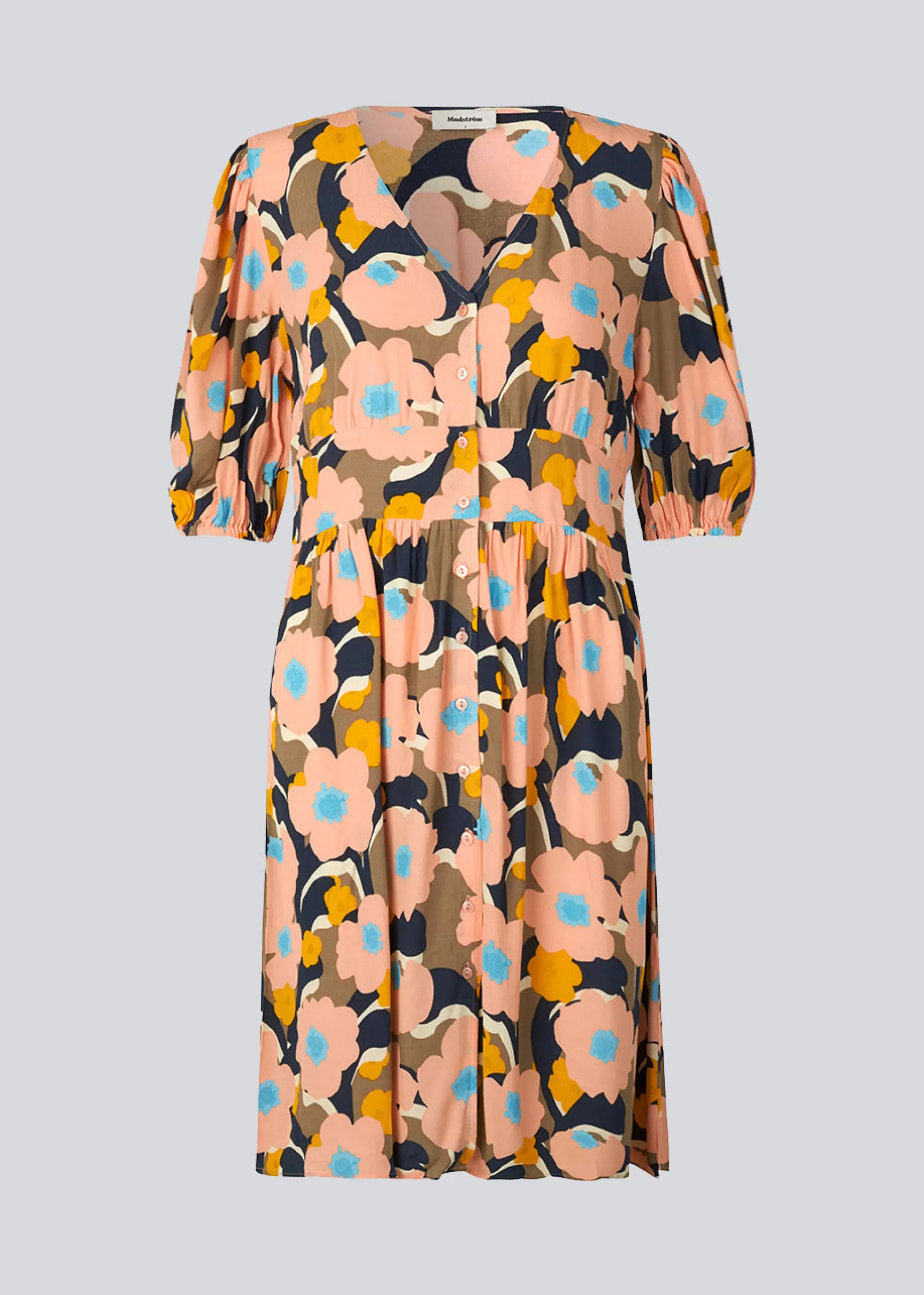 Shop Modström DustinMD print dress - Sunset Bouquet SunsetBouquet