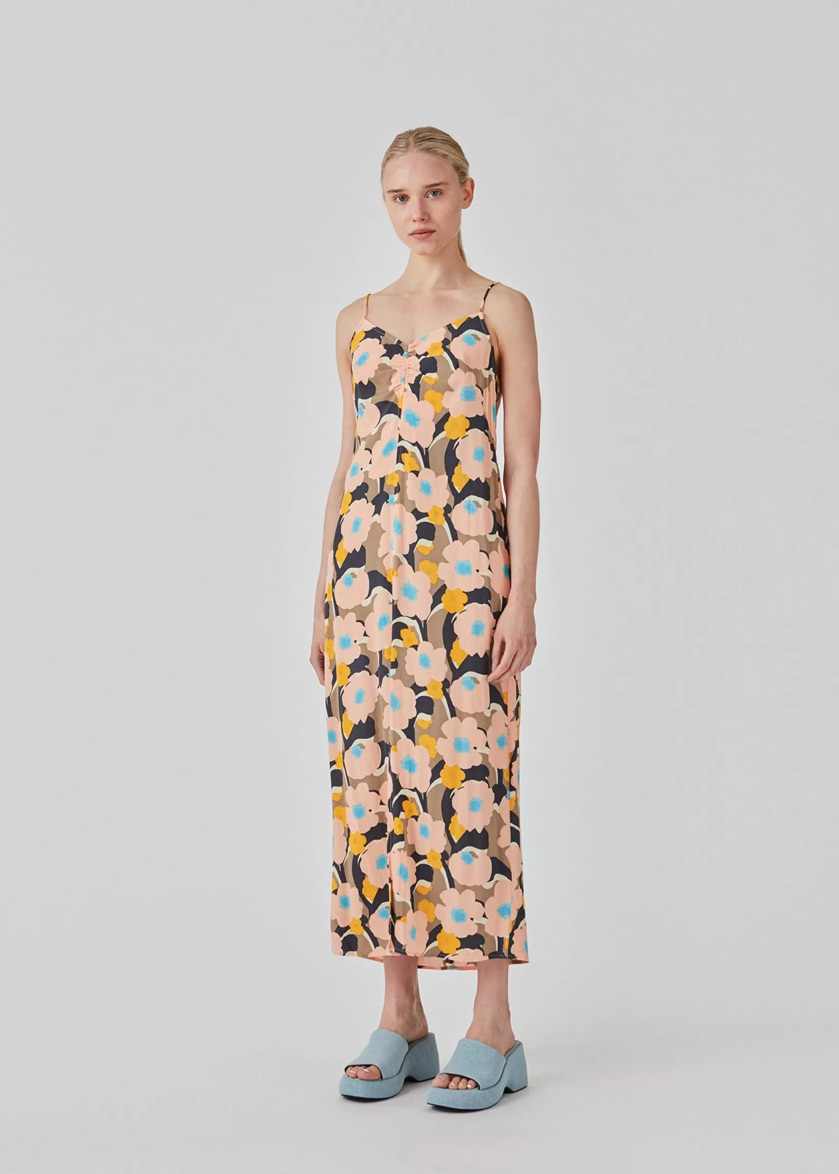 Cheap Modström DustinMD print strap dress - Sunset Bouquet SunsetBouquet