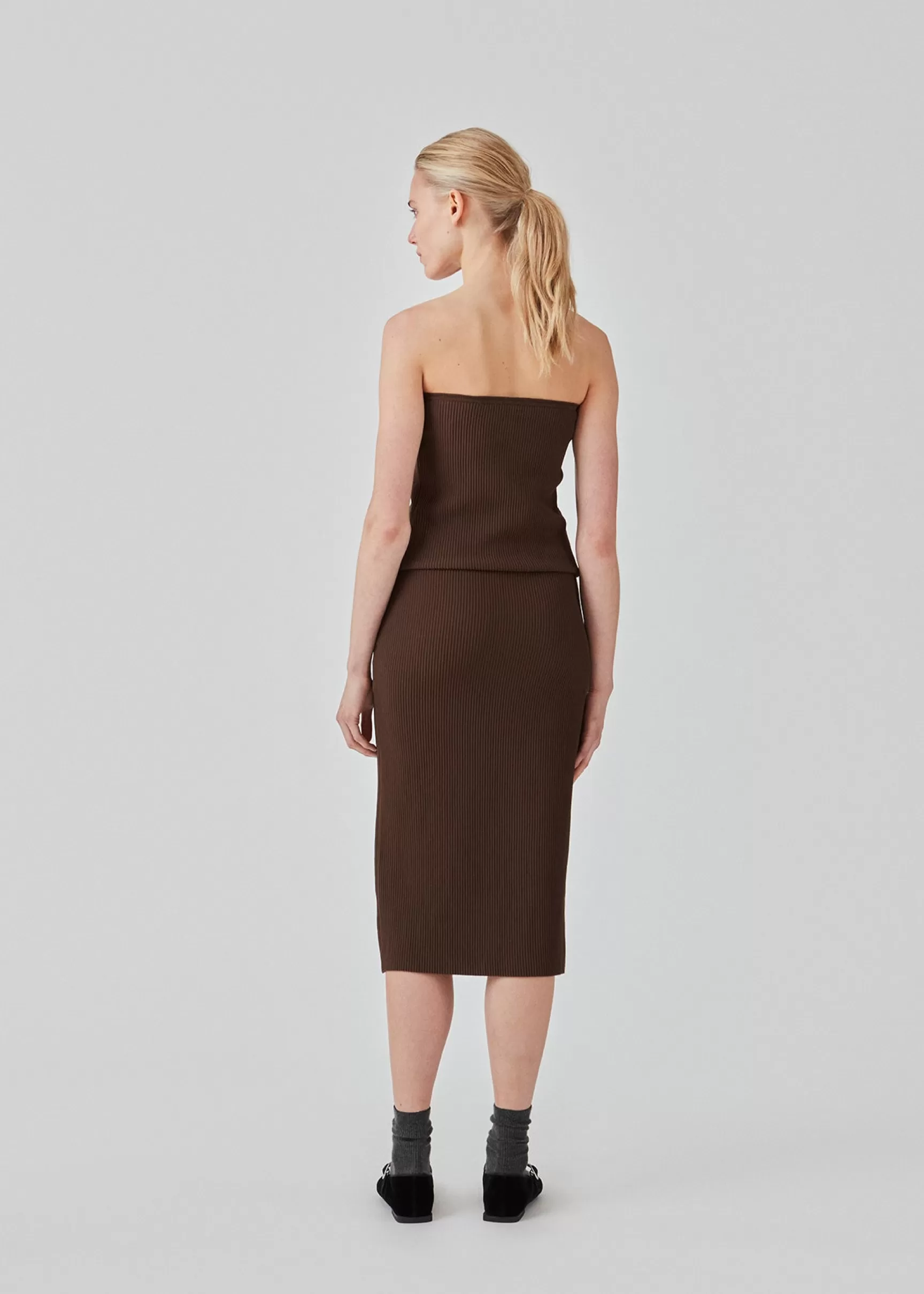 Cheap Modström FainaMD skirt - Dark Coffee DarkCoffee