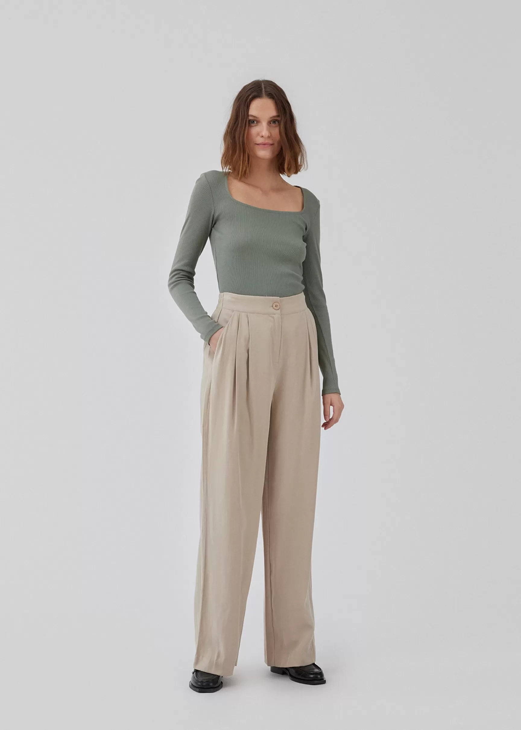 Best Sale Modström FanyaMD pants - White Pepper WhitePepper