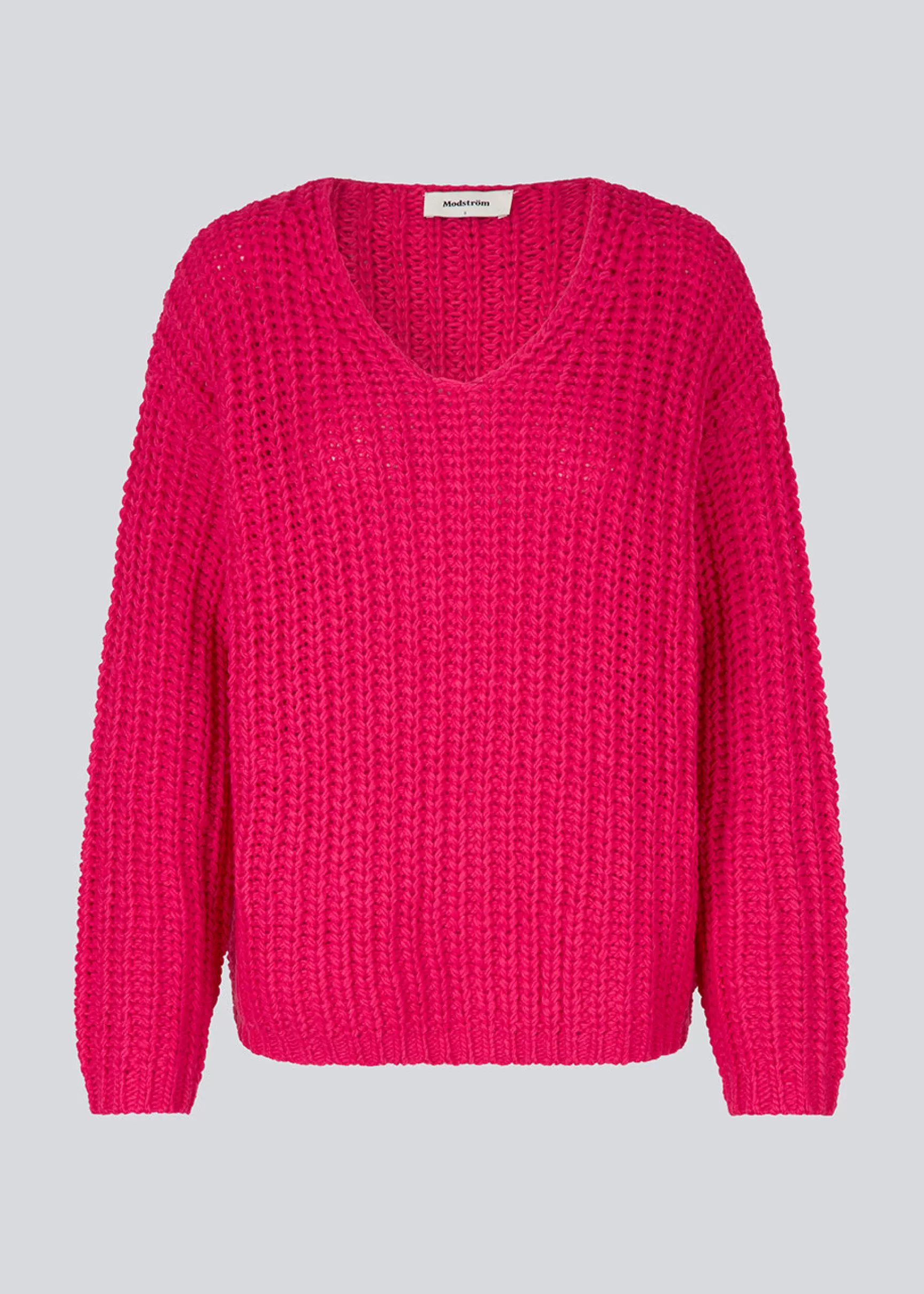 Best Sale Modström FelipeMD v-neck - Virtual Pink VirtualPink