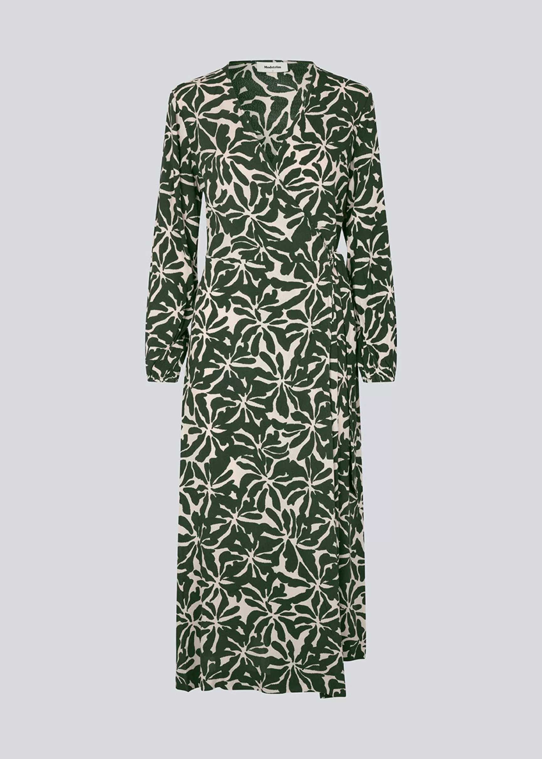 Online Modström FernMD print wrap dress - Ocean Fleur OceanFleur