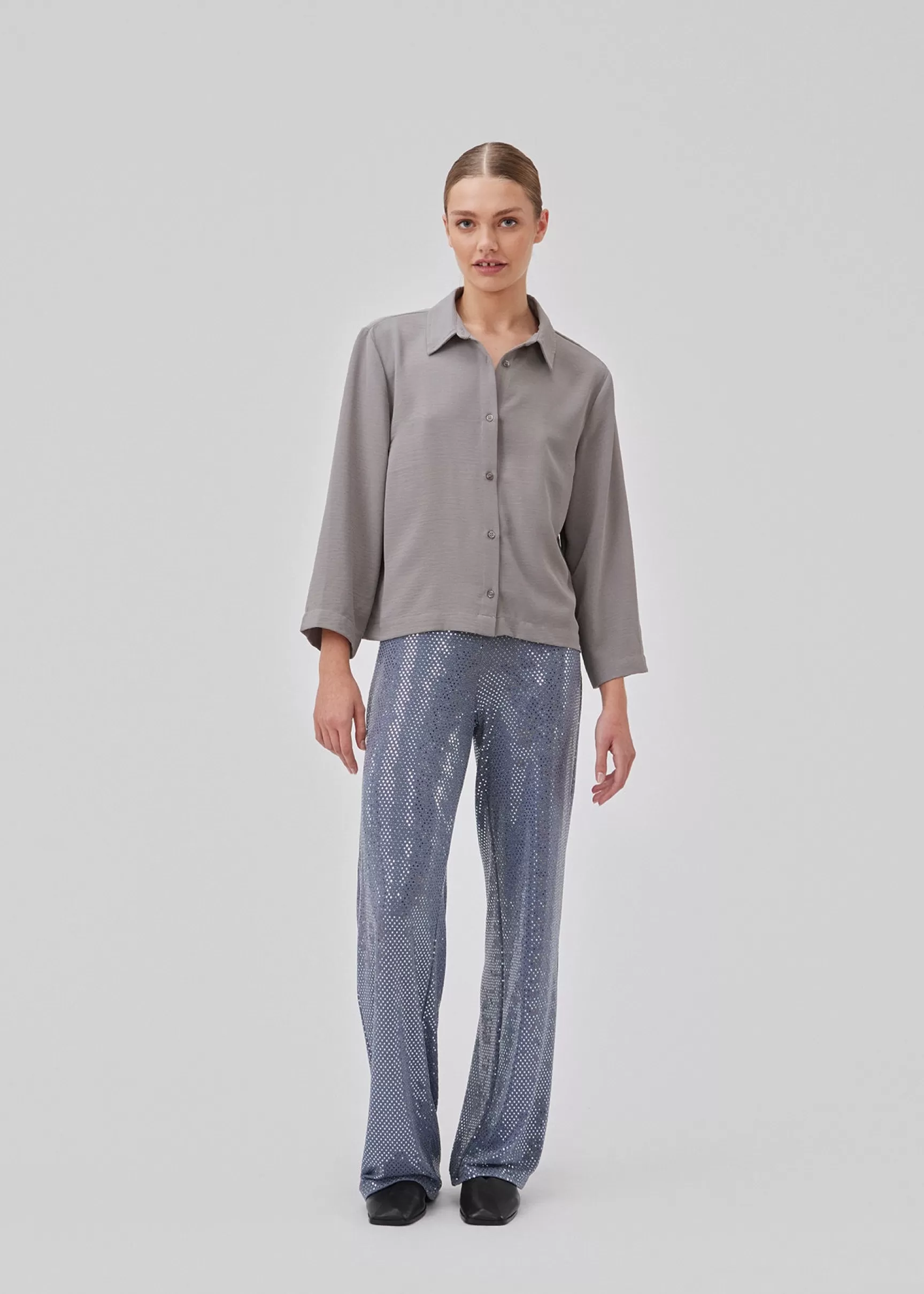 Fashion Modström FredaMD shirt - Steeple Gray SteepleGray