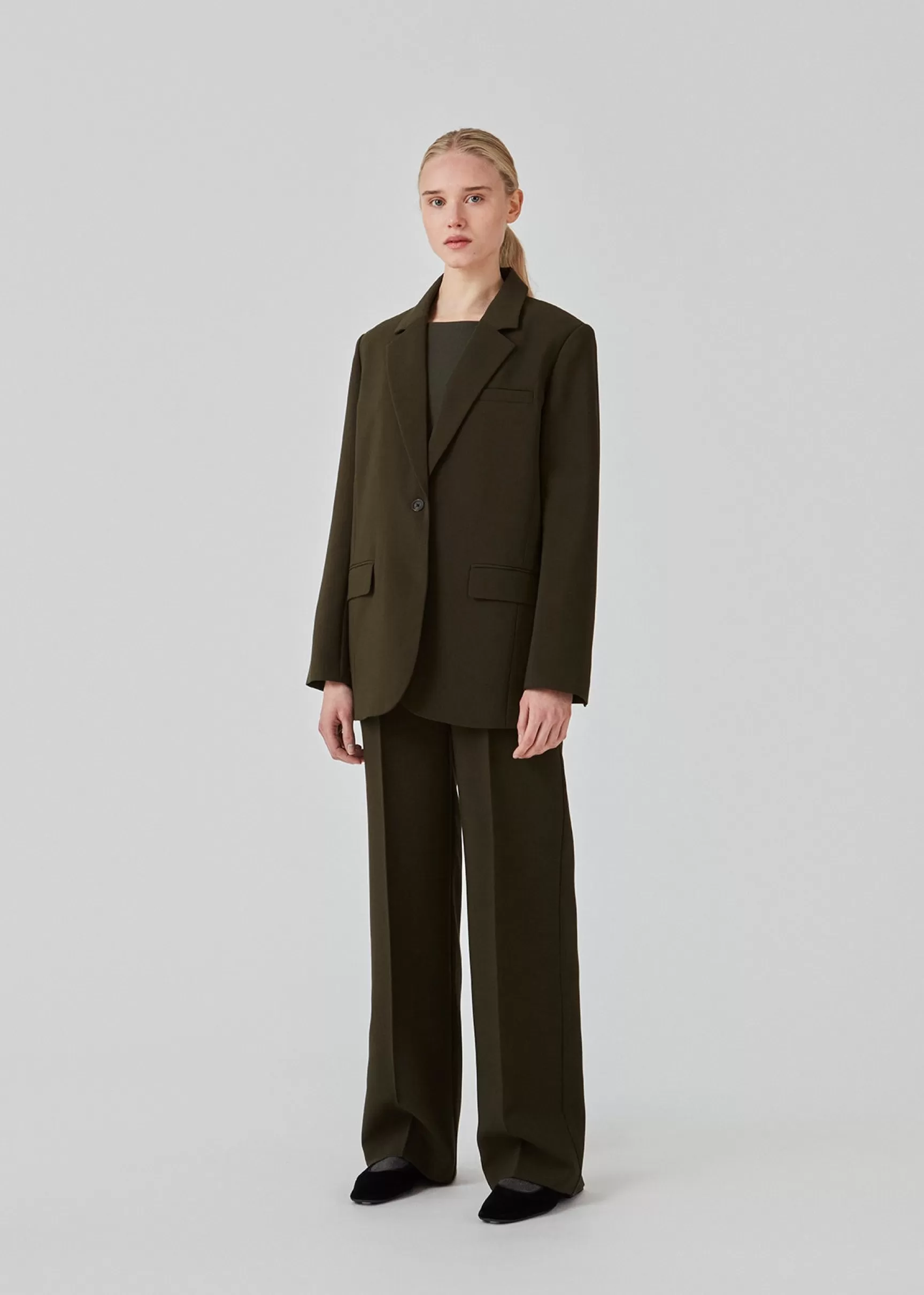 Outlet Modström Gale blazer - Deep Pine DeepPine