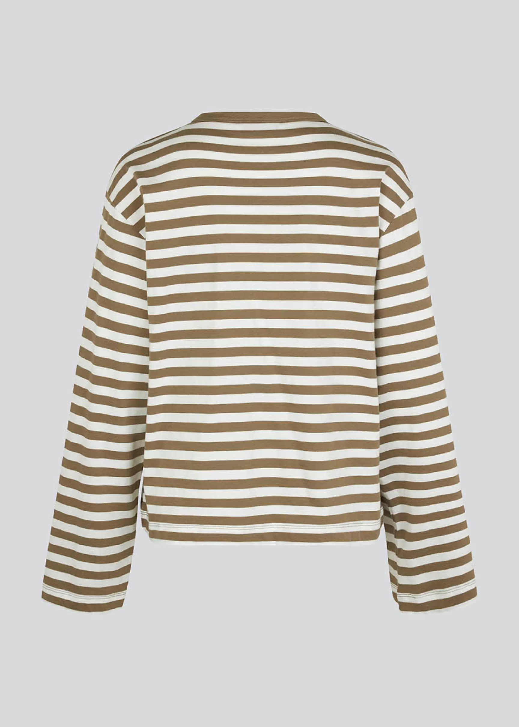 Online Modström HellenMD LS stripe t-shirt - Dune White Stripe DuneWhiteStripe