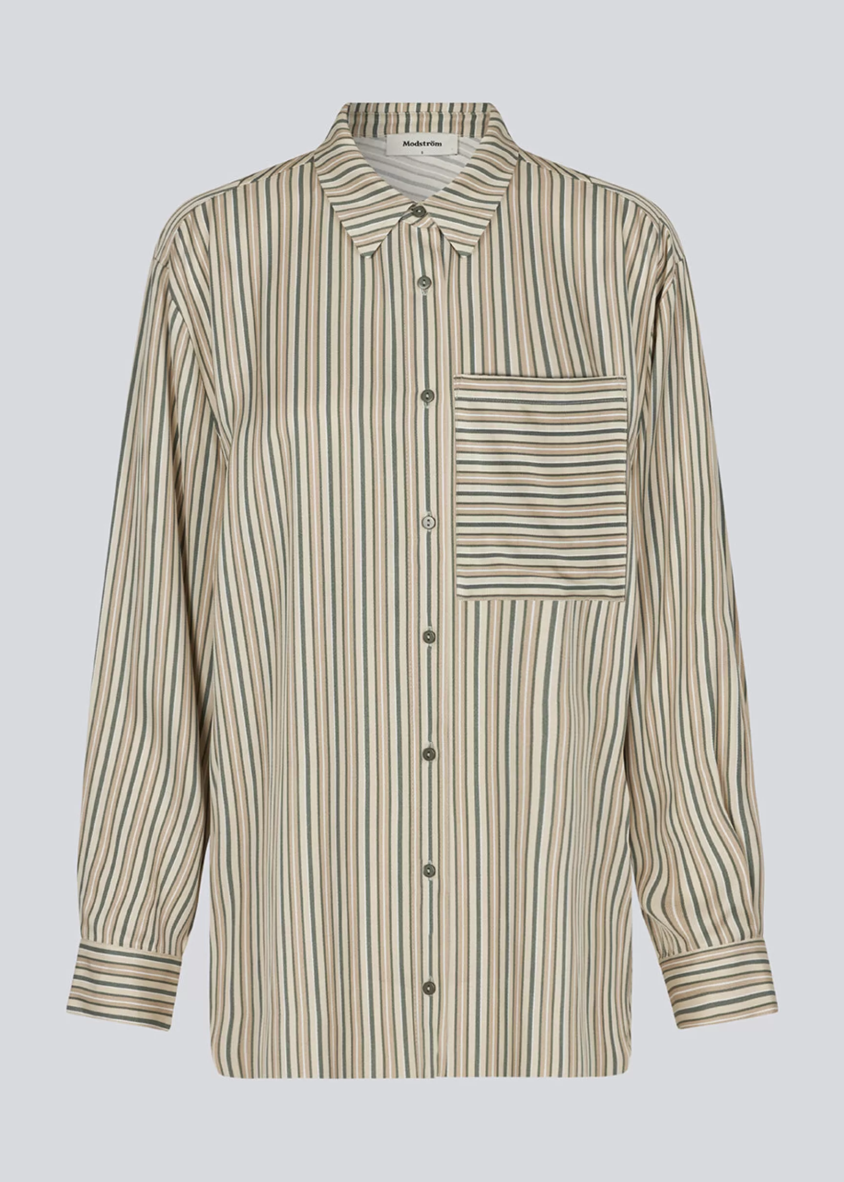 Sale Modström HissaMD print shirt - Soft Stripe SoftStripe