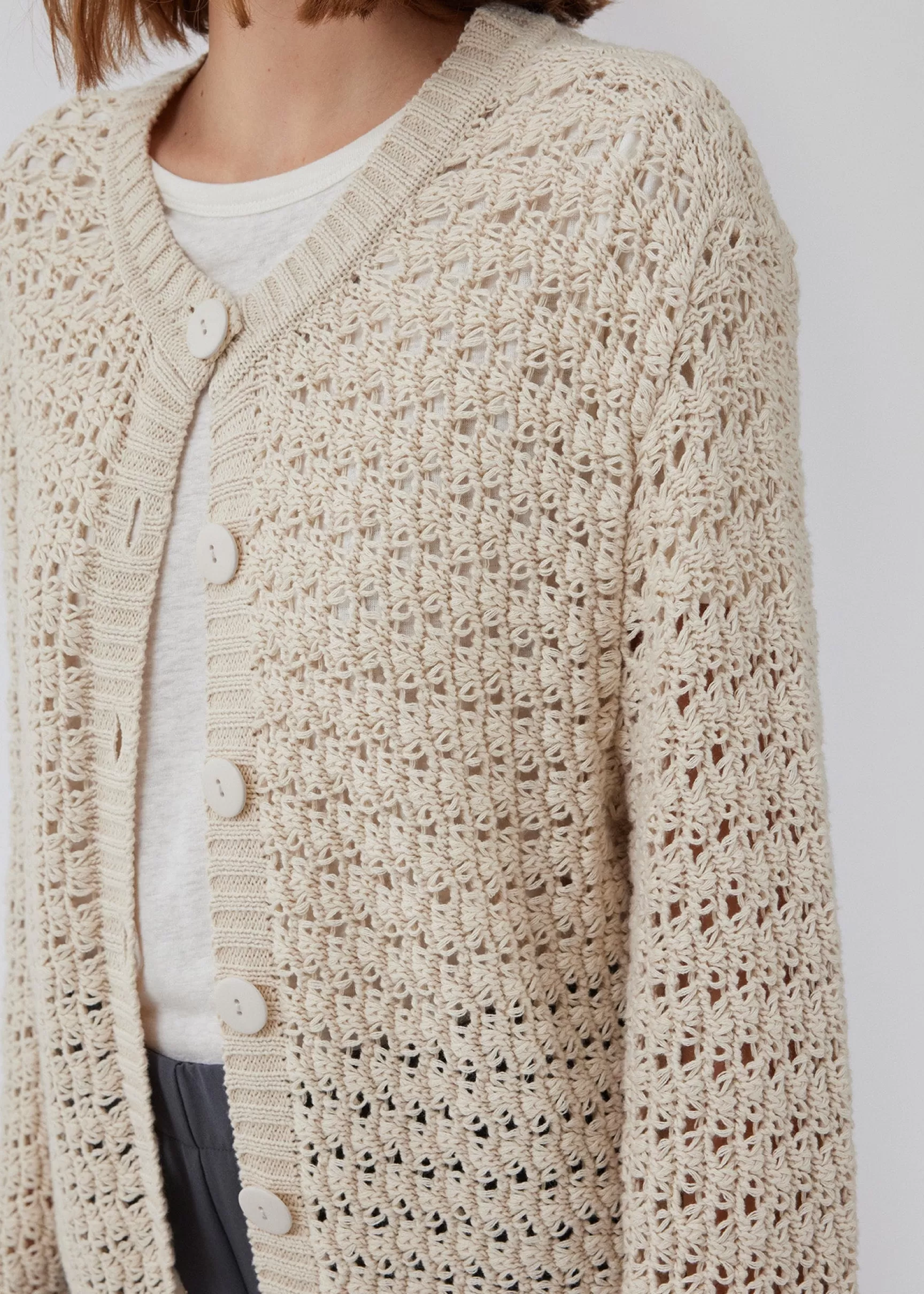 Best Modström HobbsMD solid cardigan - Summer Sand SummerSand