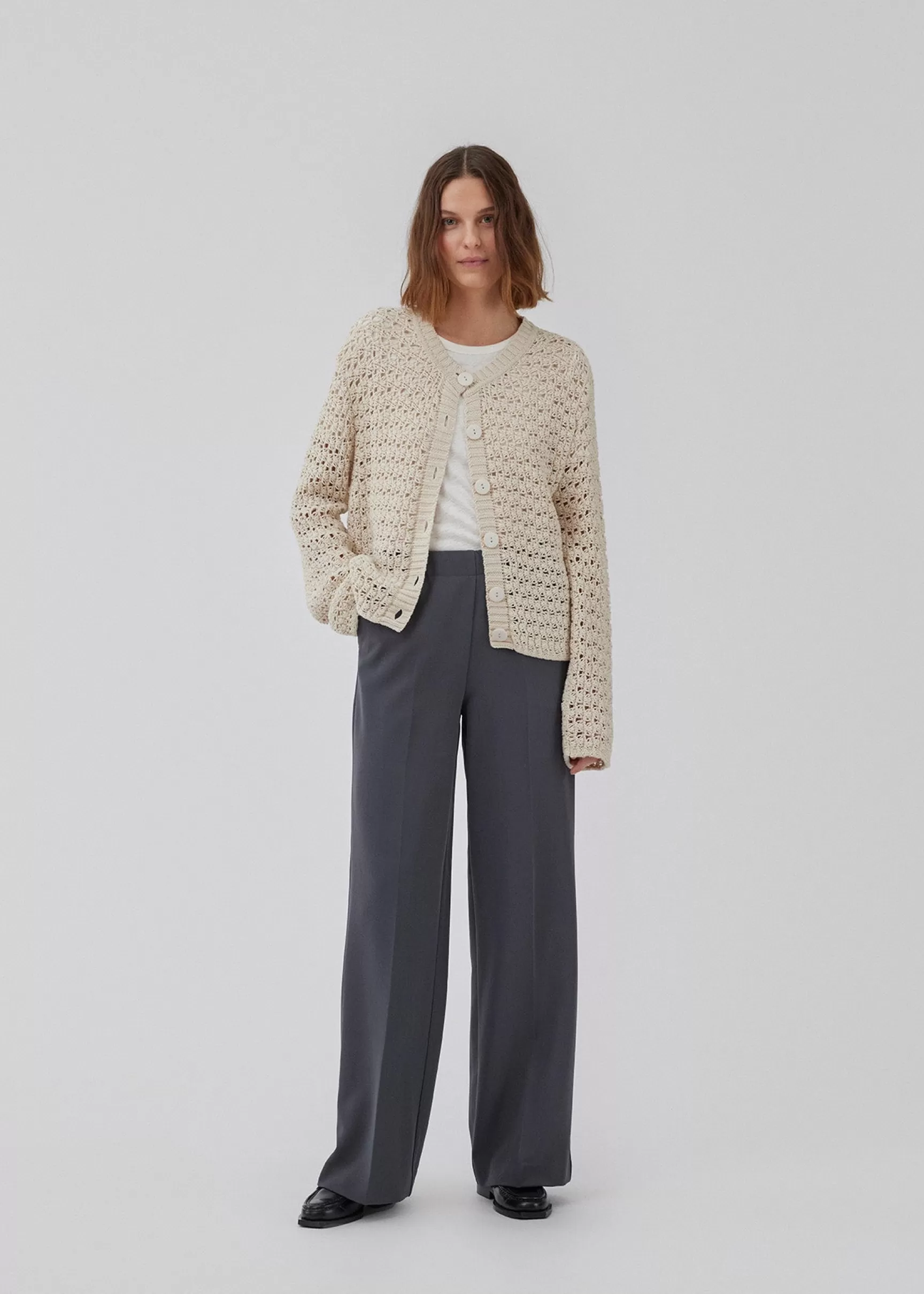 Best Modström HobbsMD solid cardigan - Summer Sand SummerSand