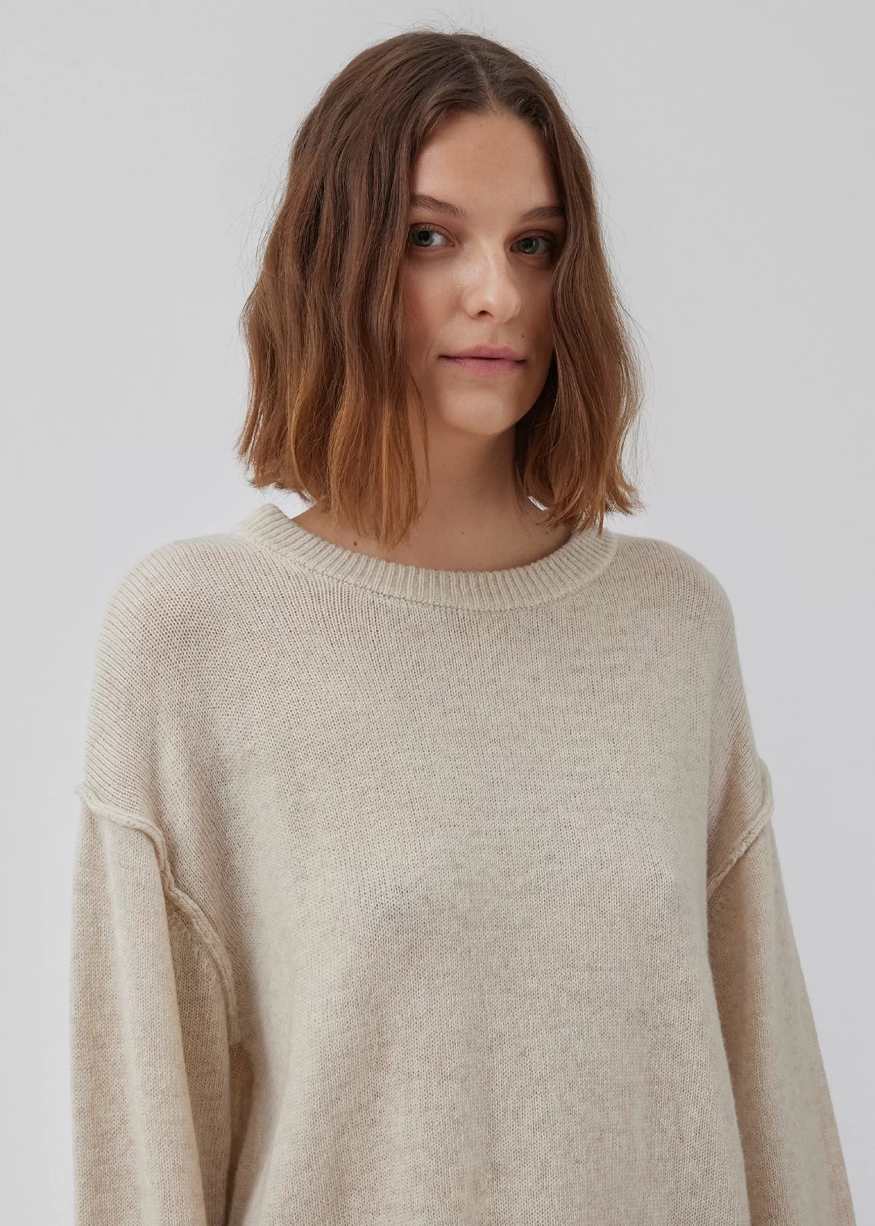 Flash Sale Modström HowieMD o-neck - Beige melange Beigemelange