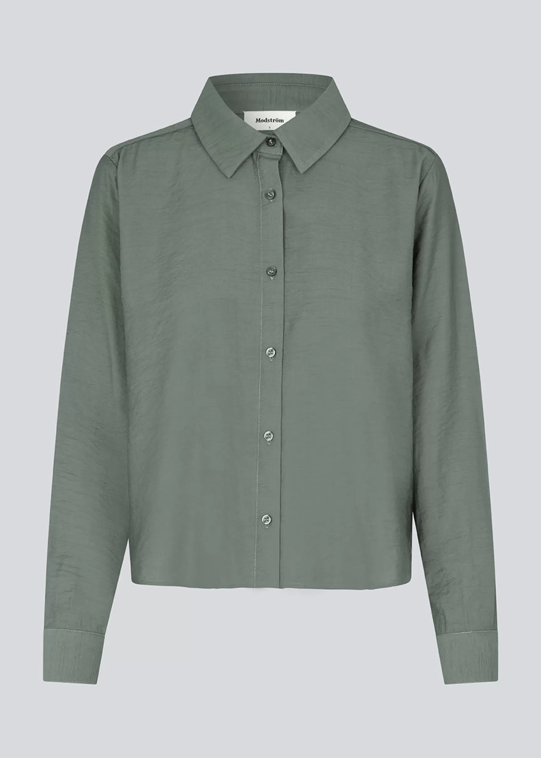 Best Sale Modström HudgesMD shirt - Soft Moss SoftMoss