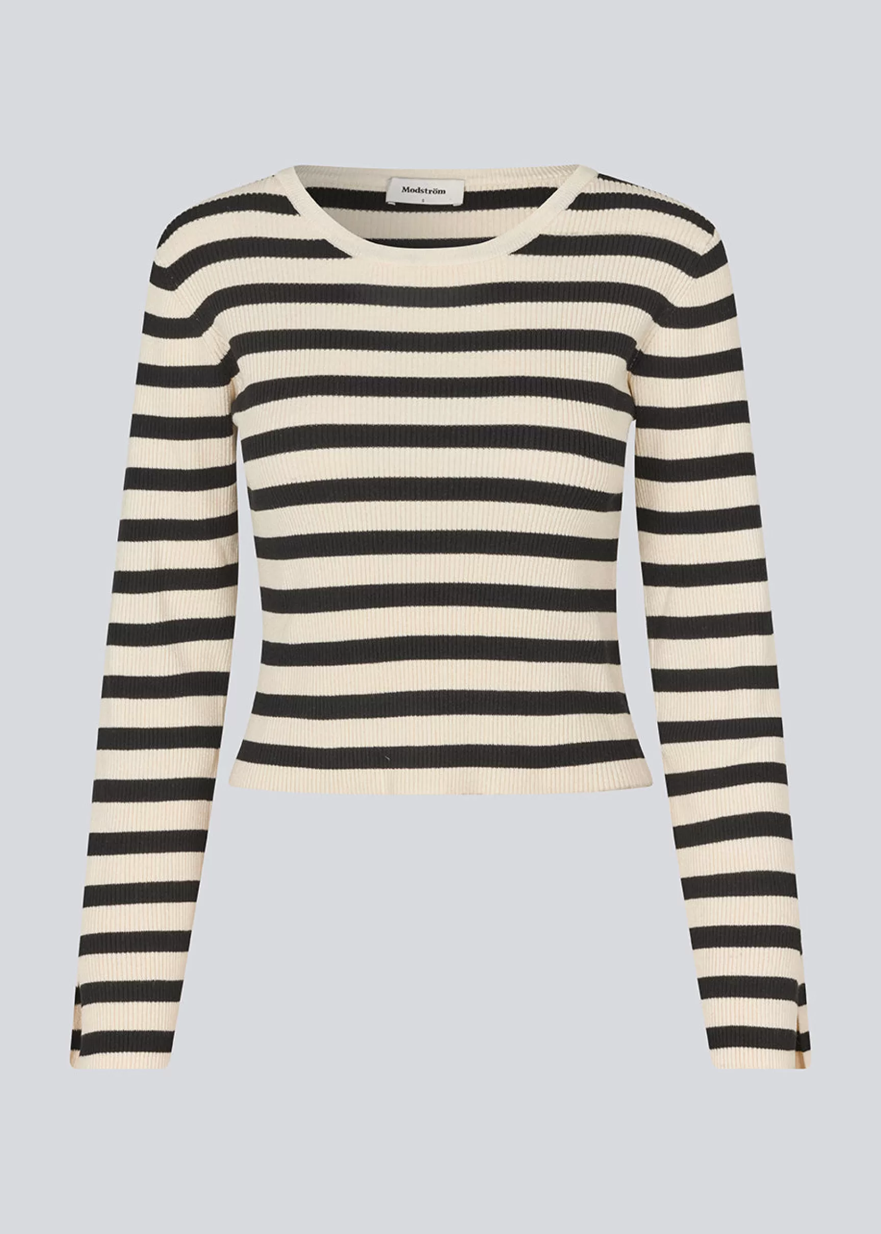 Cheap Modström IbrahimMD o-neck - Black Summer Sand Stripe BlackSummerSandStripe