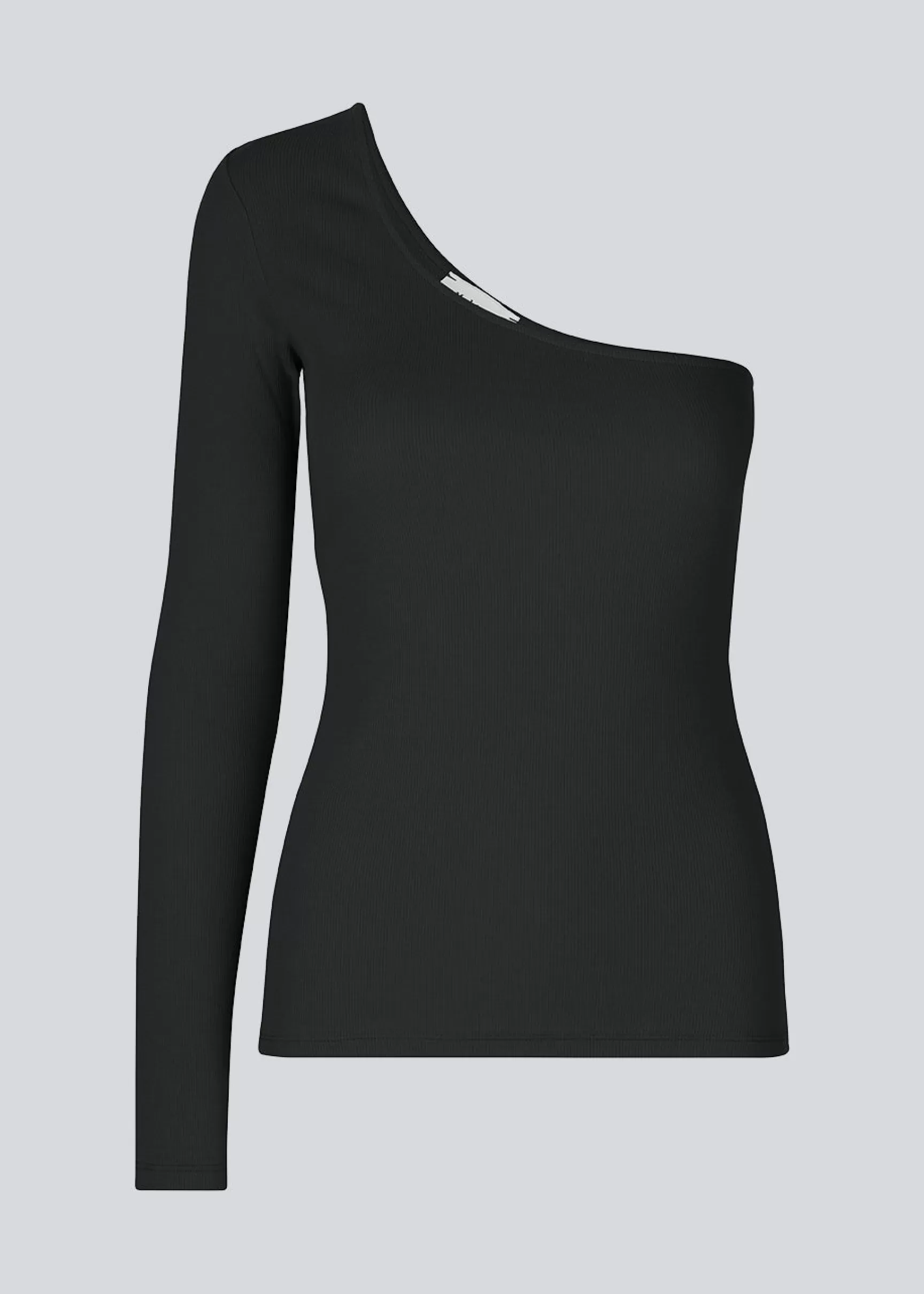 Fashion Modström IgorMD one shoulder LS top - Black