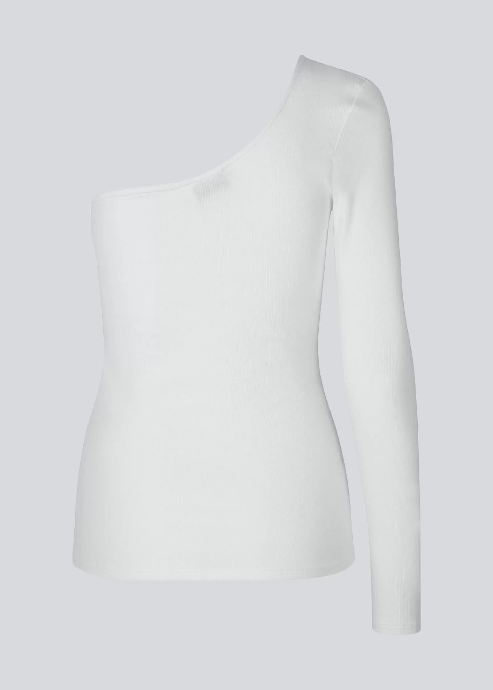 Fashion Modström IgorMD one shoulder LS top - Off White OffWhite