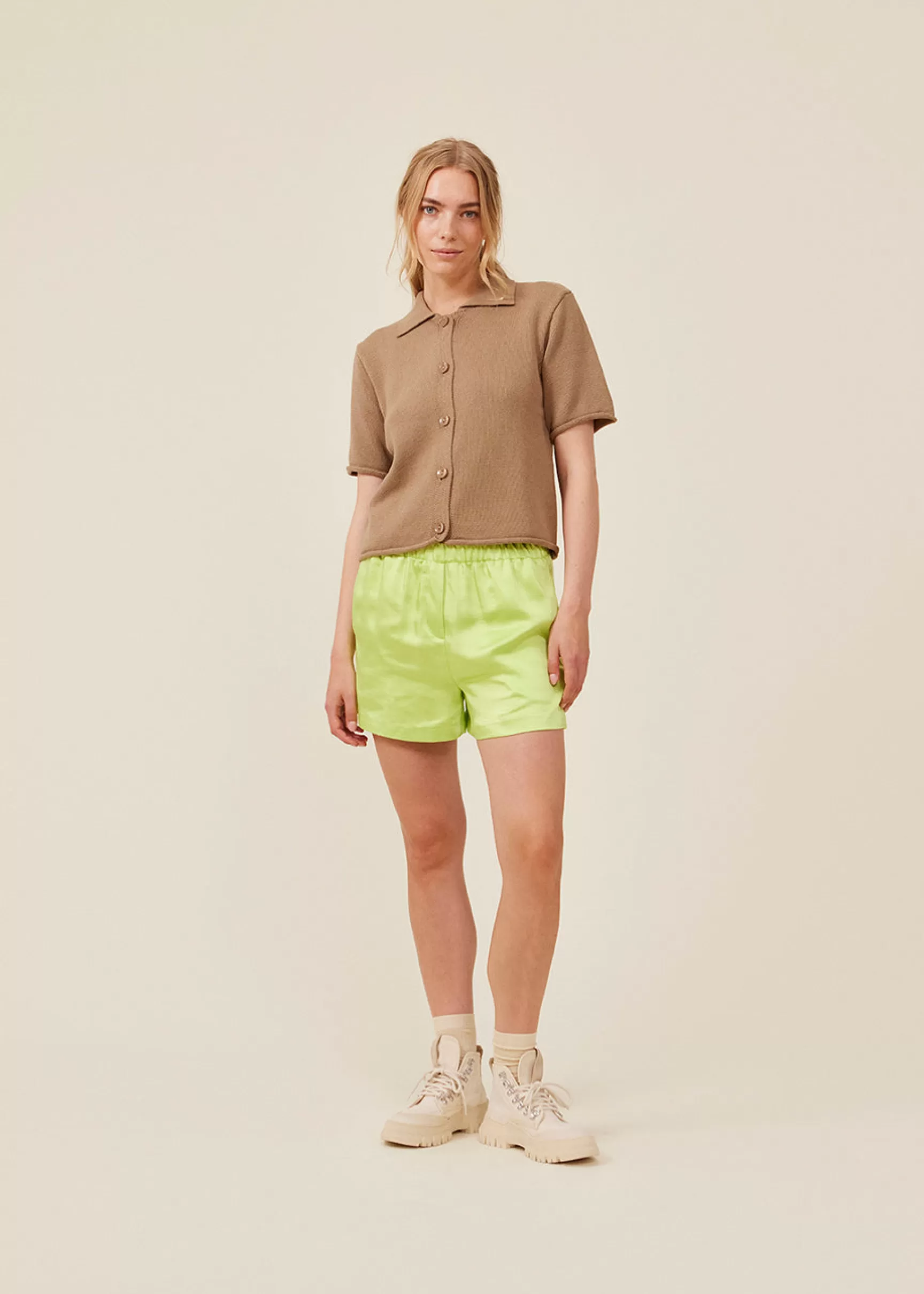 Outlet Modström IolaMD shorts - Sharp Green SharpGreen