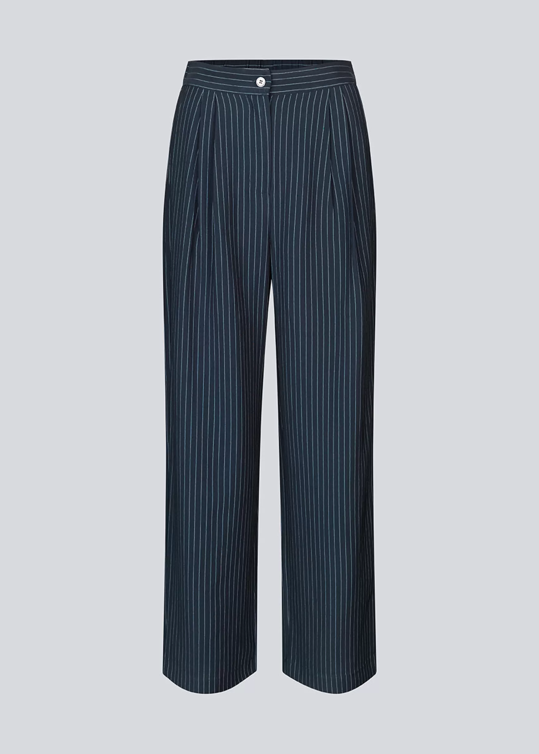 New Modström IsabelMD pants - Navy Sky pinstripe NavySkypinstripe