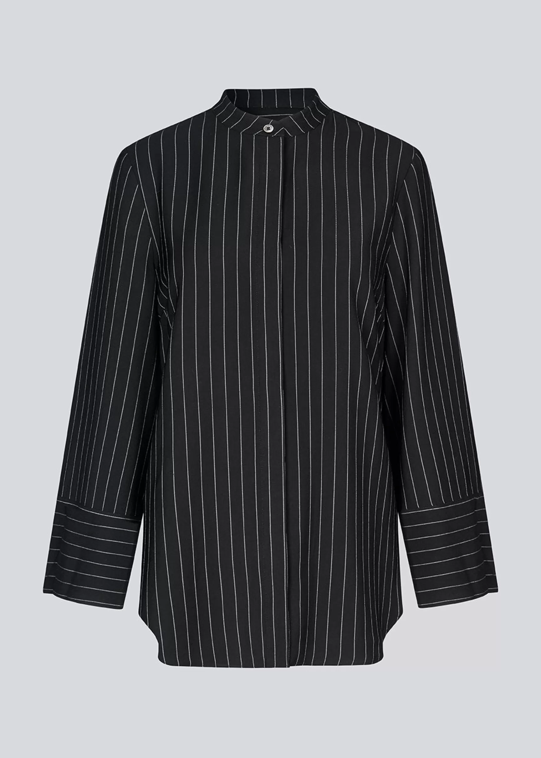 Fashion Modström IsabelMD shirt - Black Pinstripe BlackPinstripe