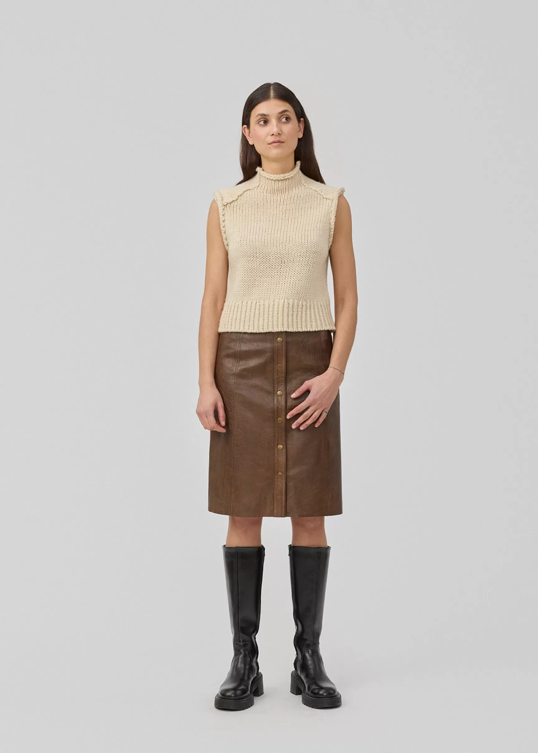 New Modström IsmaelMD Skirt - Brown