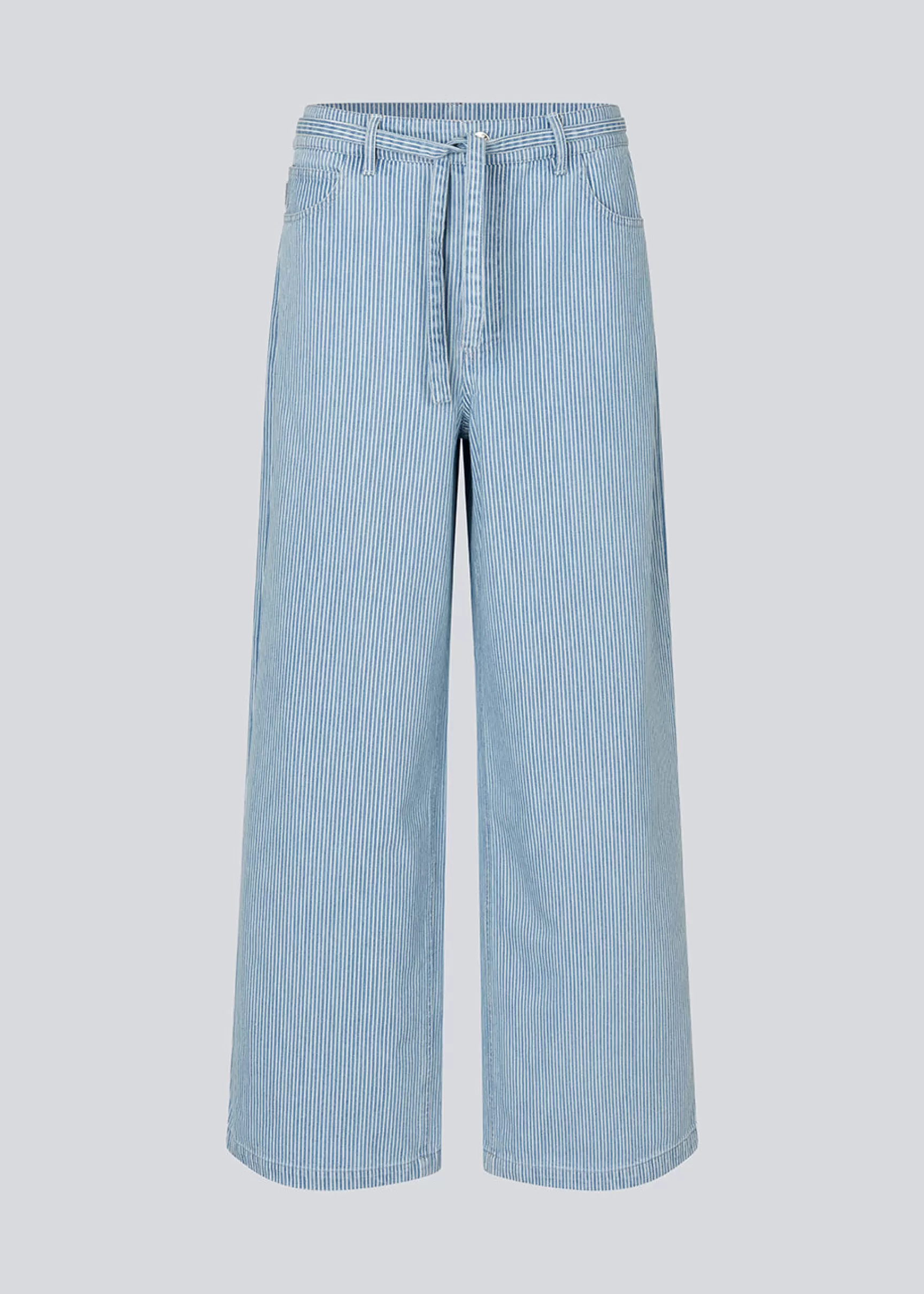 Flash Sale Modström IsoldeMD pants - Soft Blue Stripe SoftBlueStripe