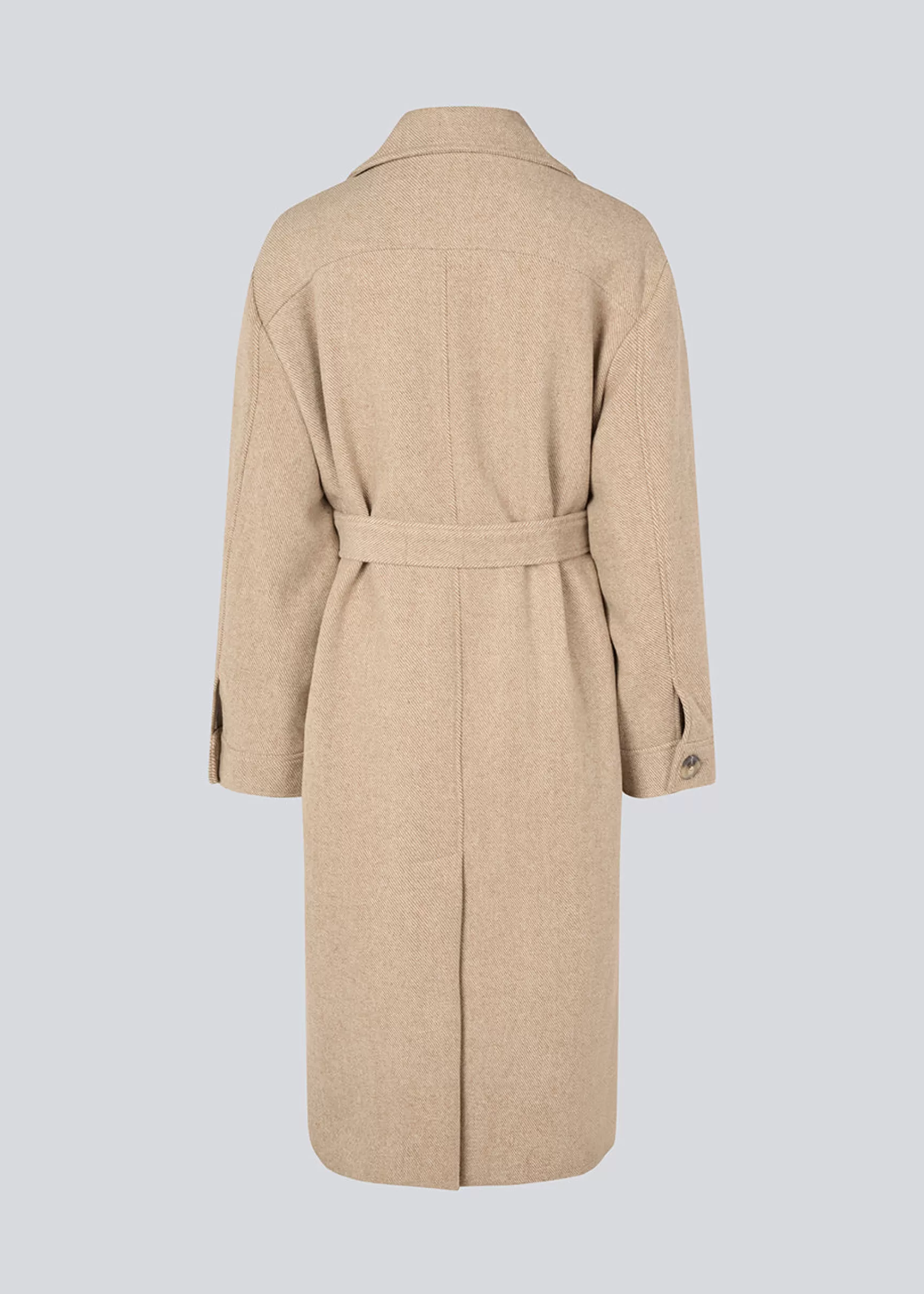 Best Sale Modström JakariMD coat - Beige Twill Melange BeigeTwillMelange