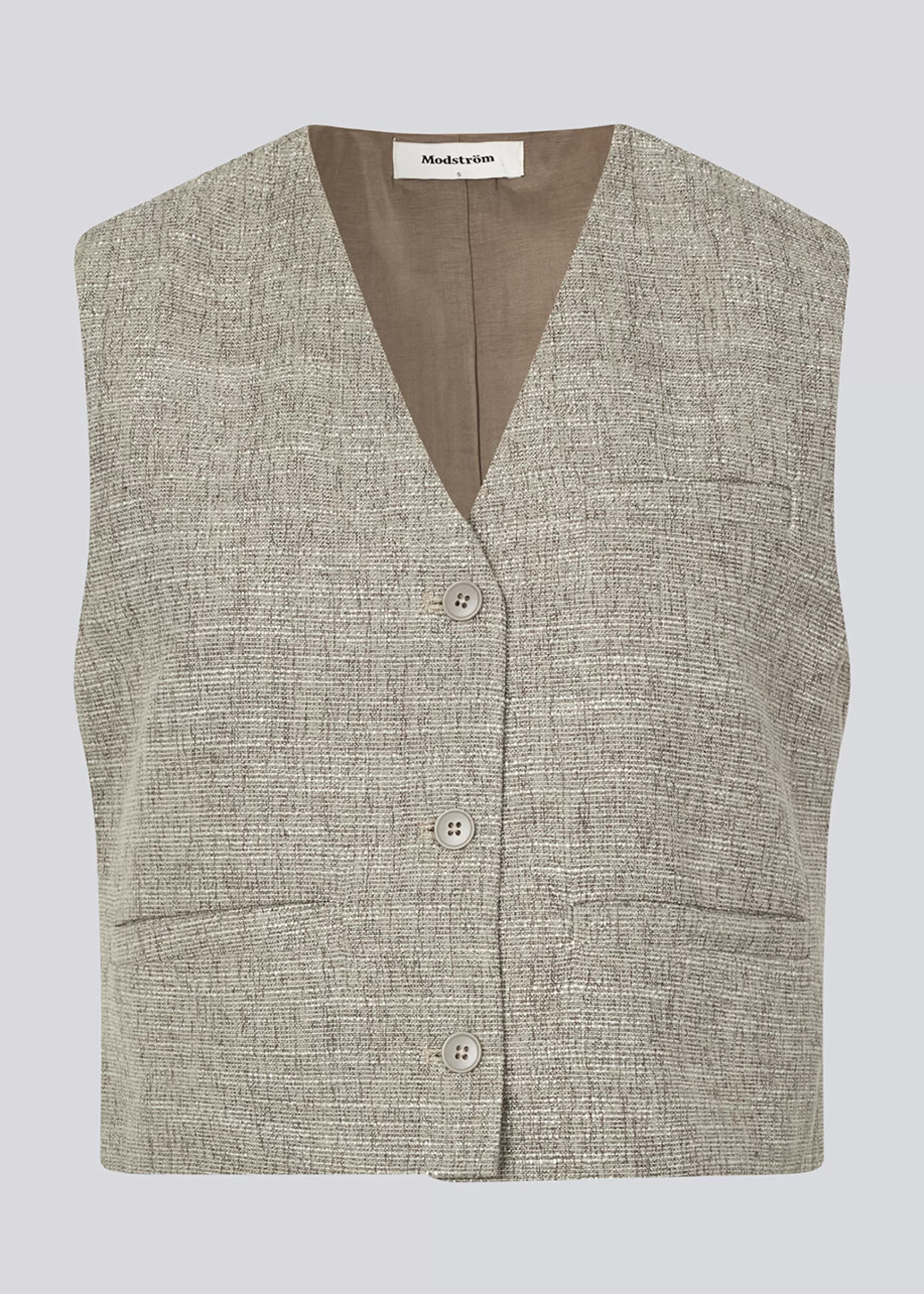 Cheap Modström KieraMD vest - Grey Melange GreyMelange