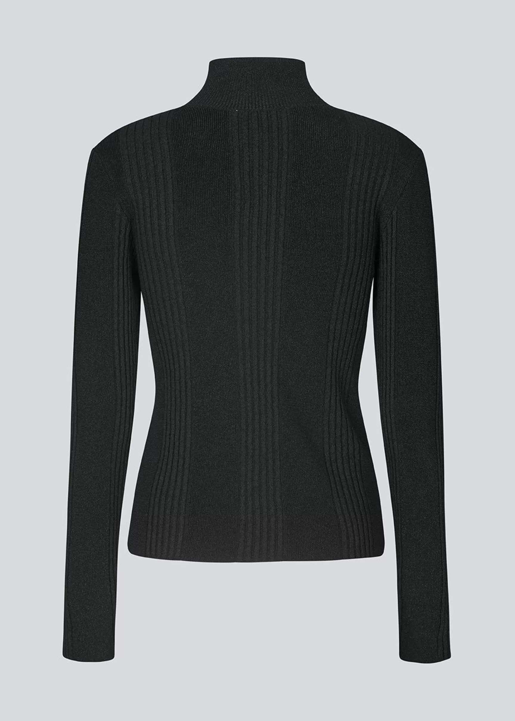 Fashion Modström KrissaMD zip t-neck - Black