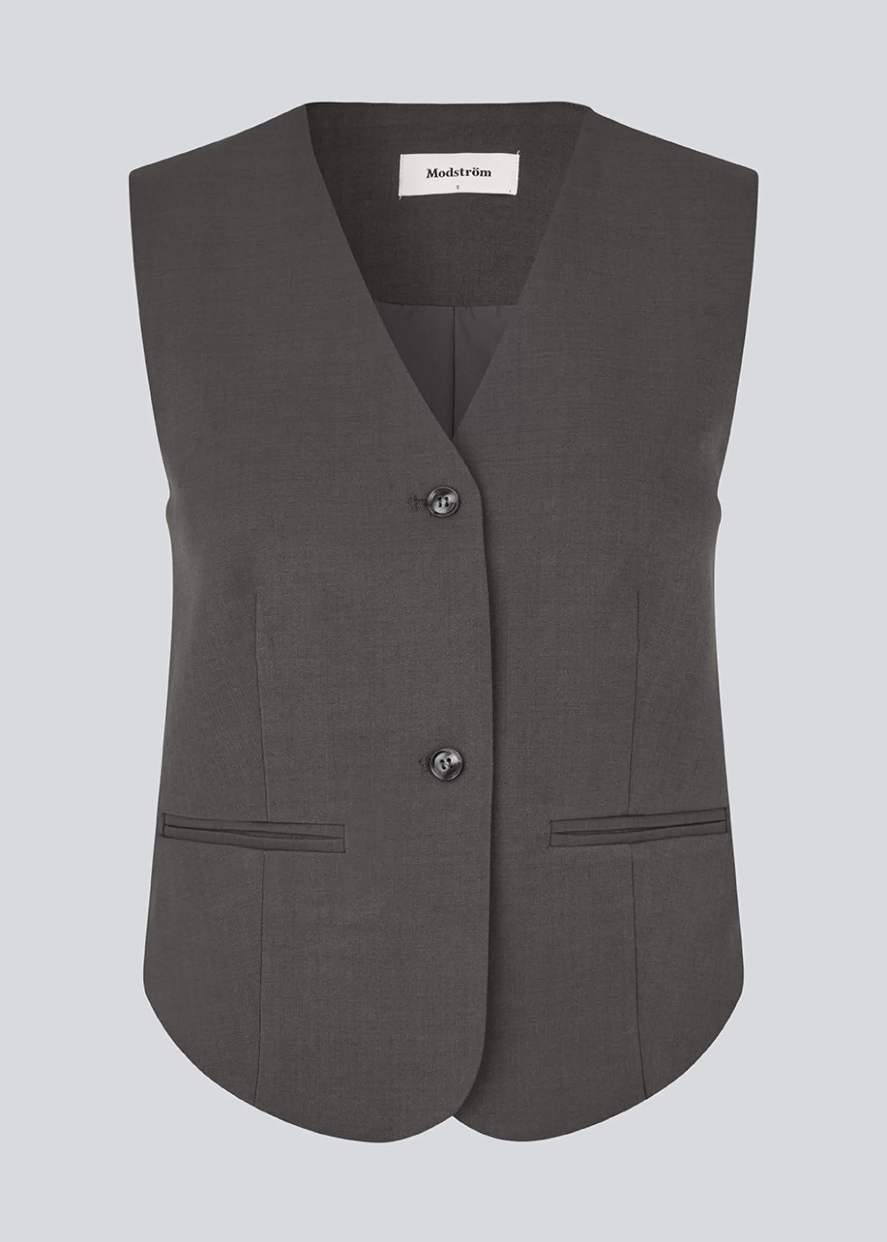 Cheap Modström LonnieMD vest - Dark Grey Melange DarkGreyMelange