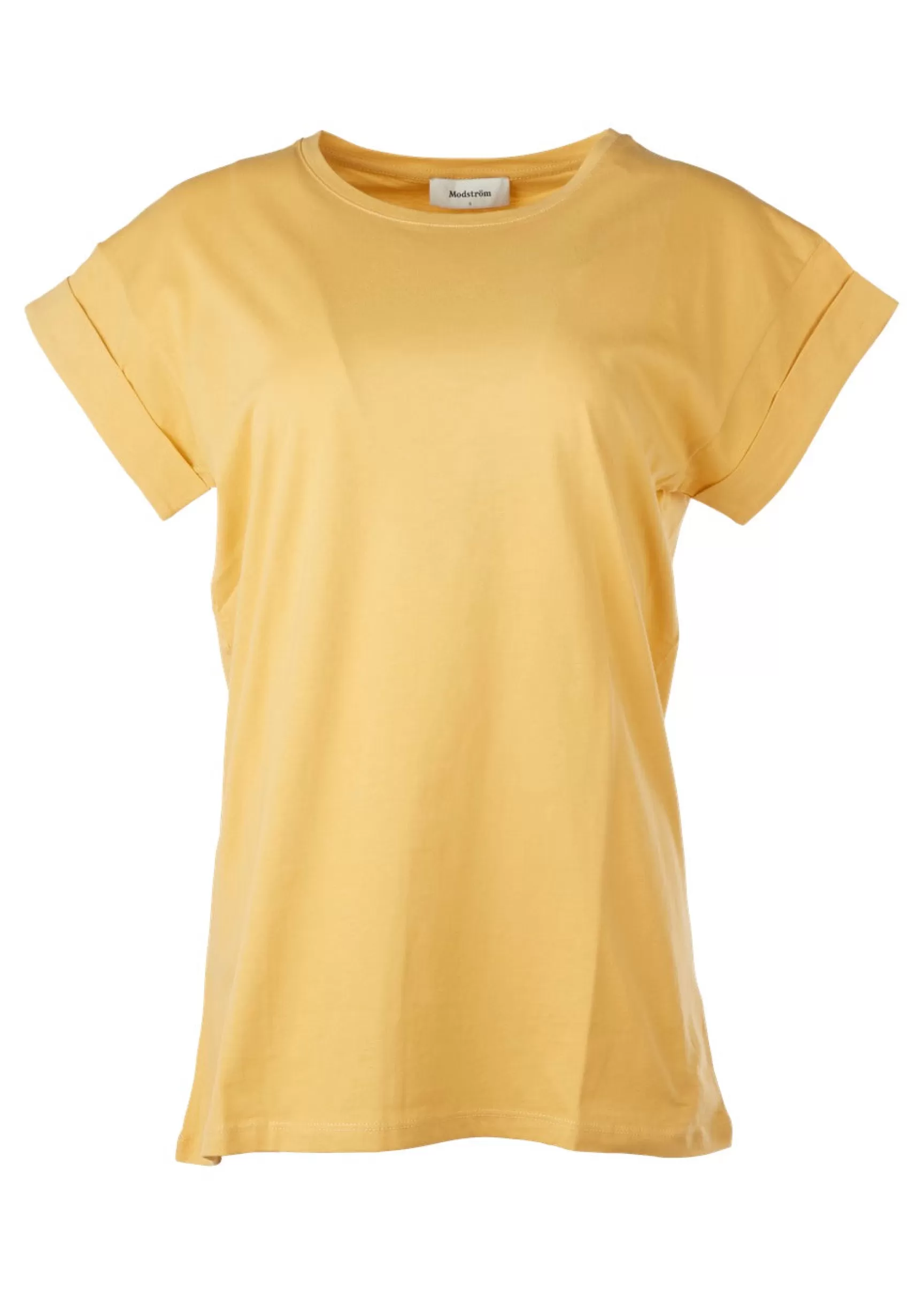 New Modström Preloved Brazil t-shirt, varen er en brugt style - Misty Yellow MistyYellow