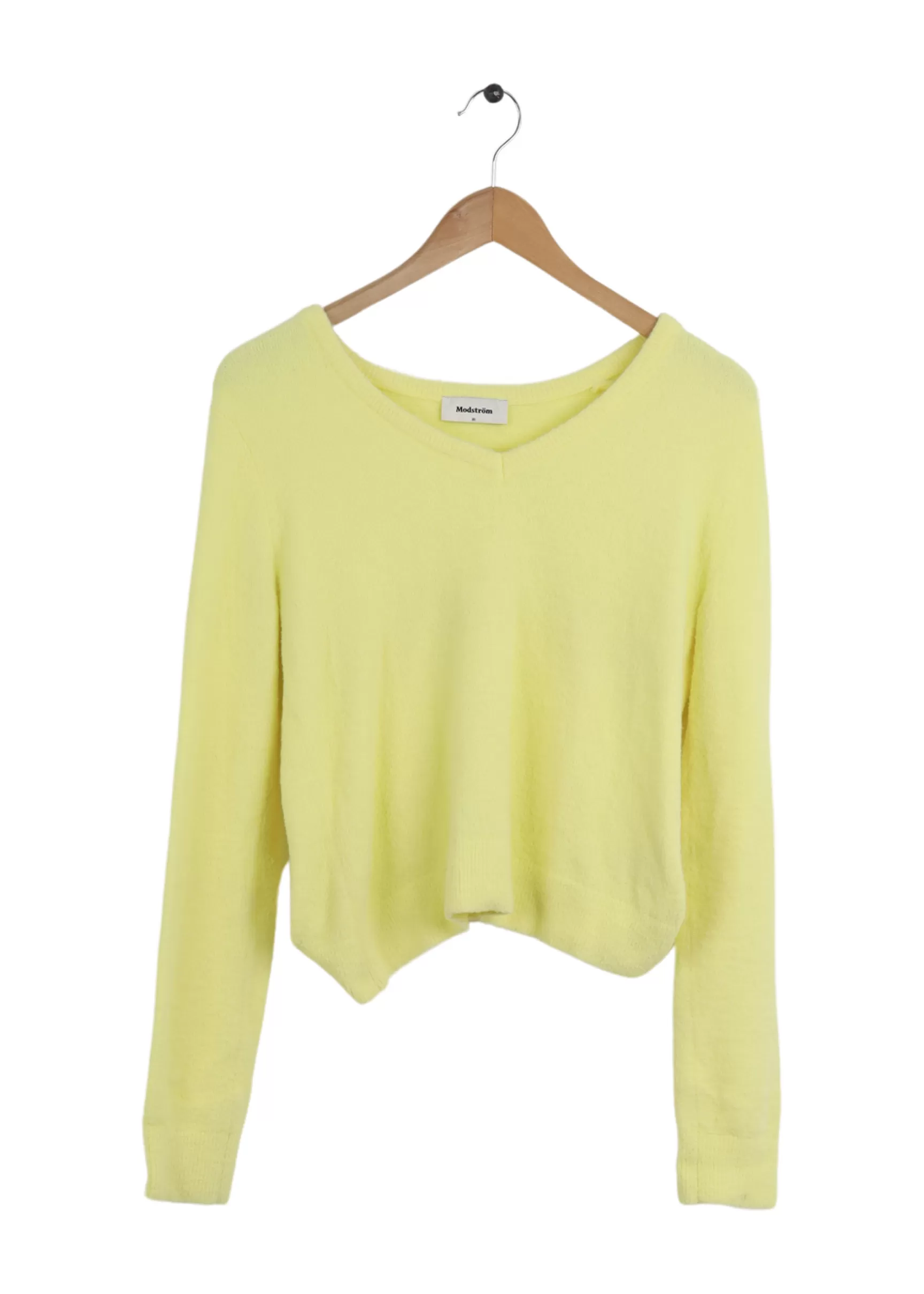 New Modström Preloved CammyMD v-neck - Yellow Pear YellowPear