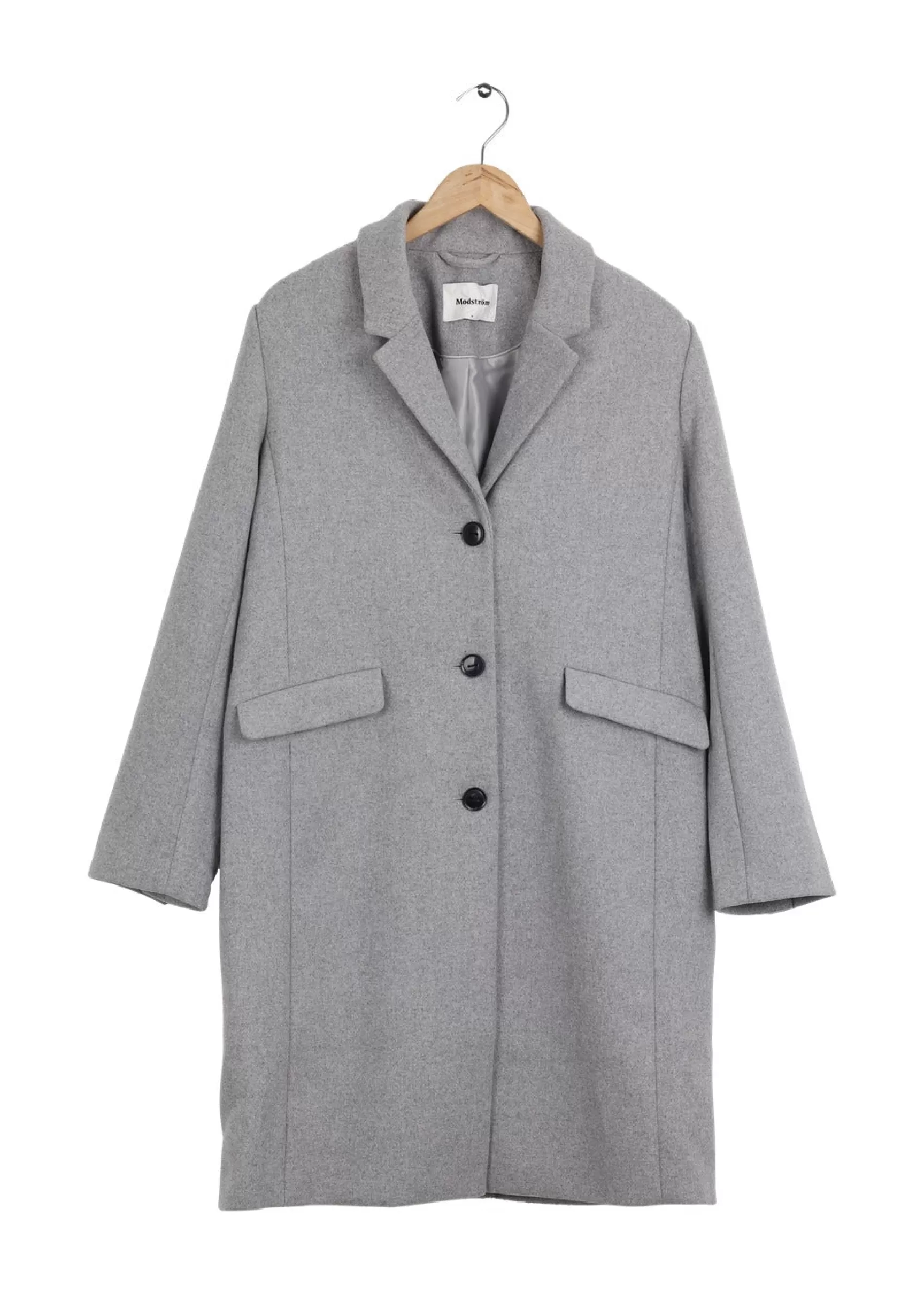 Flash Sale Modström Preloved Pamela coat - Grey Melange GreyMelange