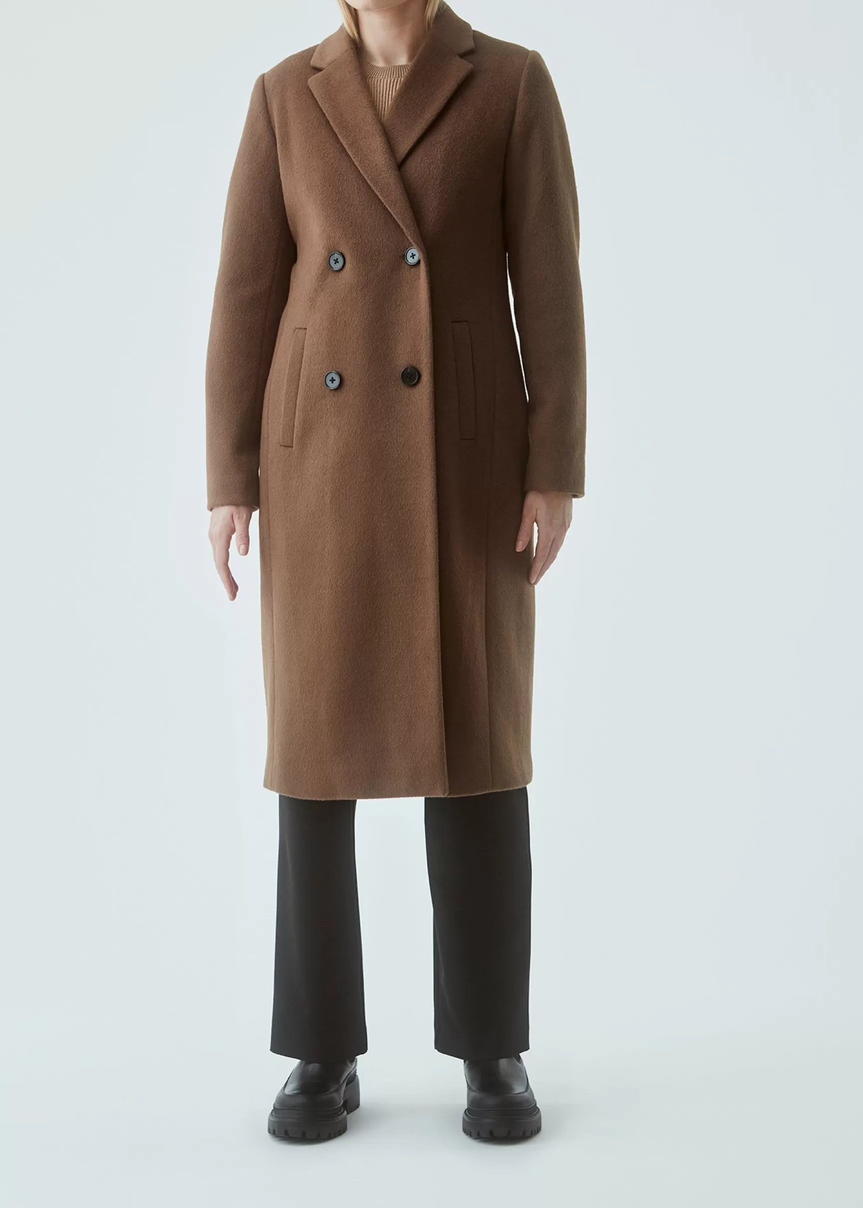 Online Modström Odelia long coat - Sienna