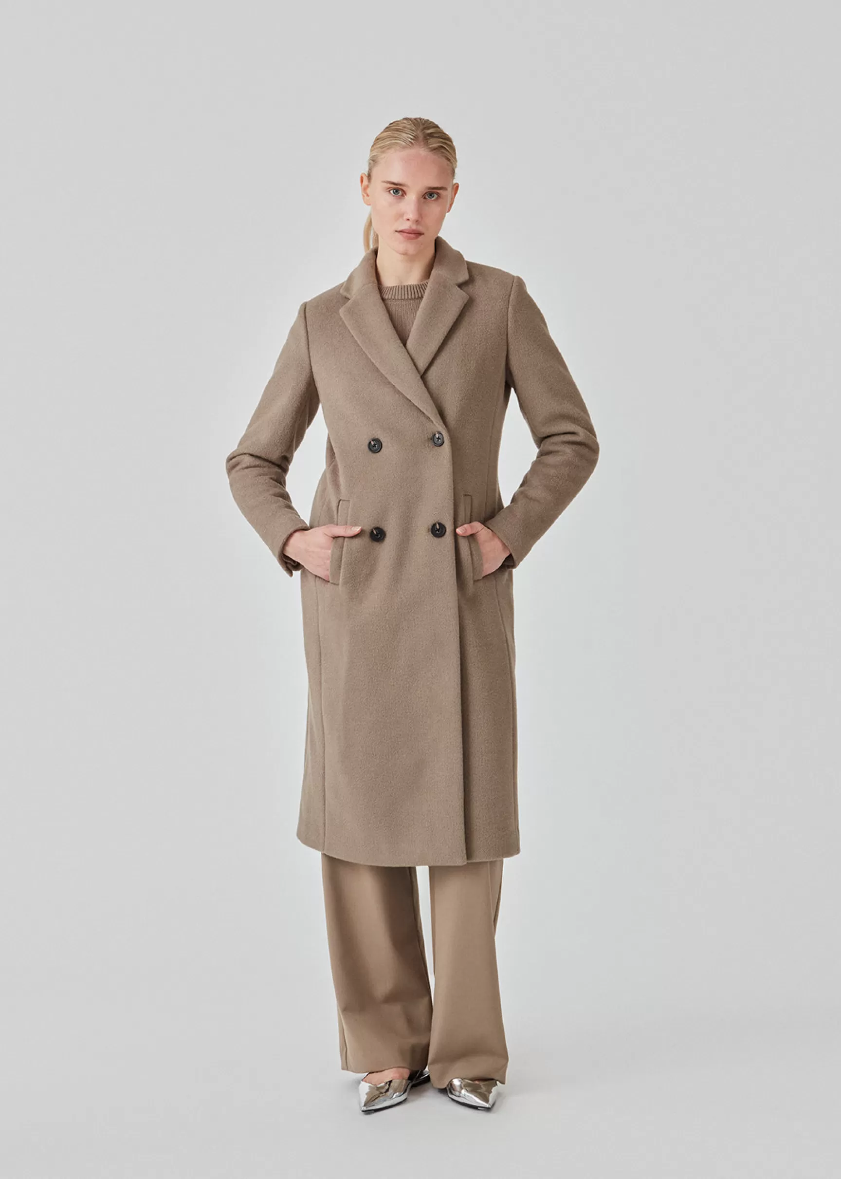 Store Modström Odelia long coat - Spring Stone SpringStone