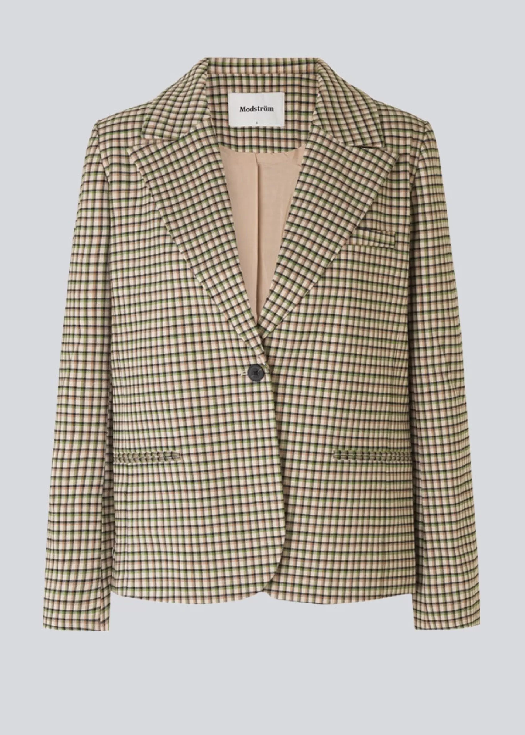 Best Sale Modström OsvaldMD blazer - Forest Check ForestCheck