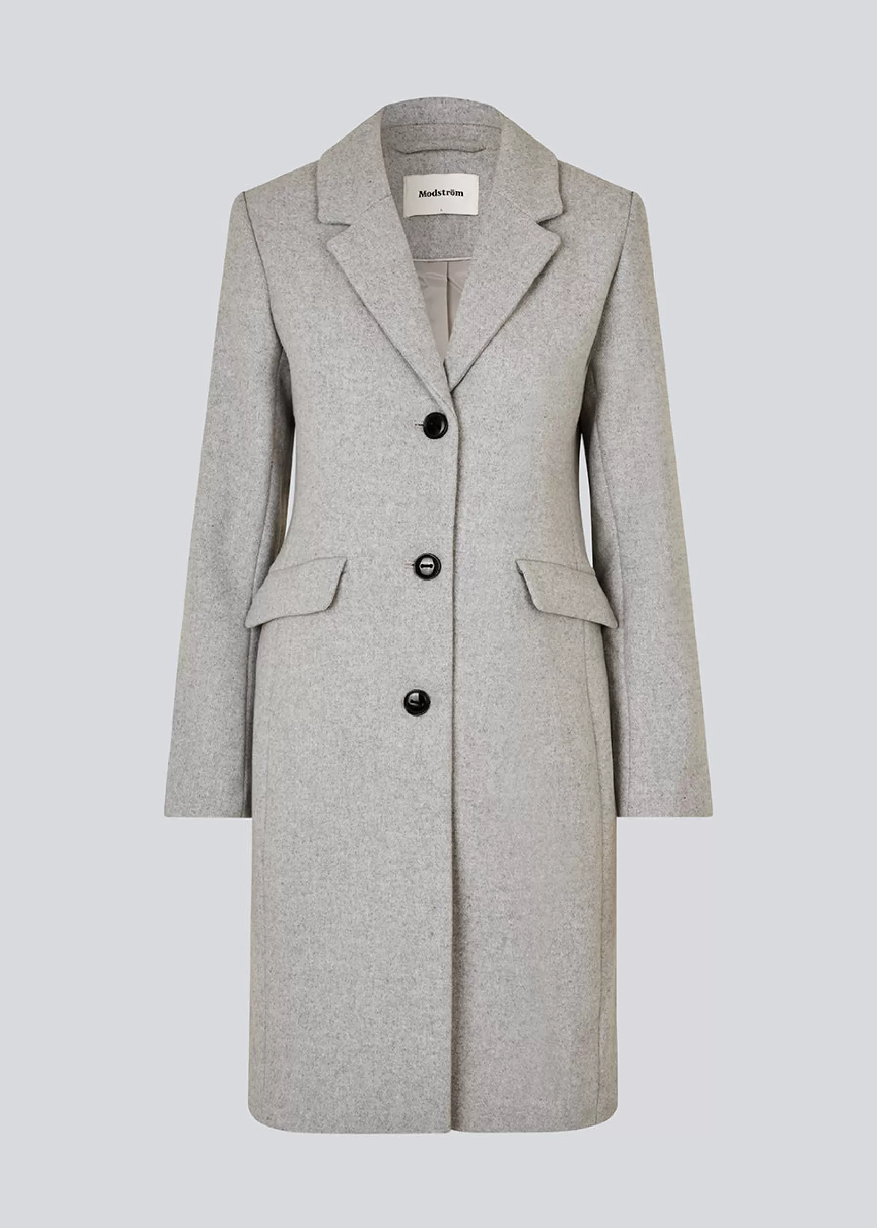 Shop Modström Pamela coat - Grey Melange GreyMelange