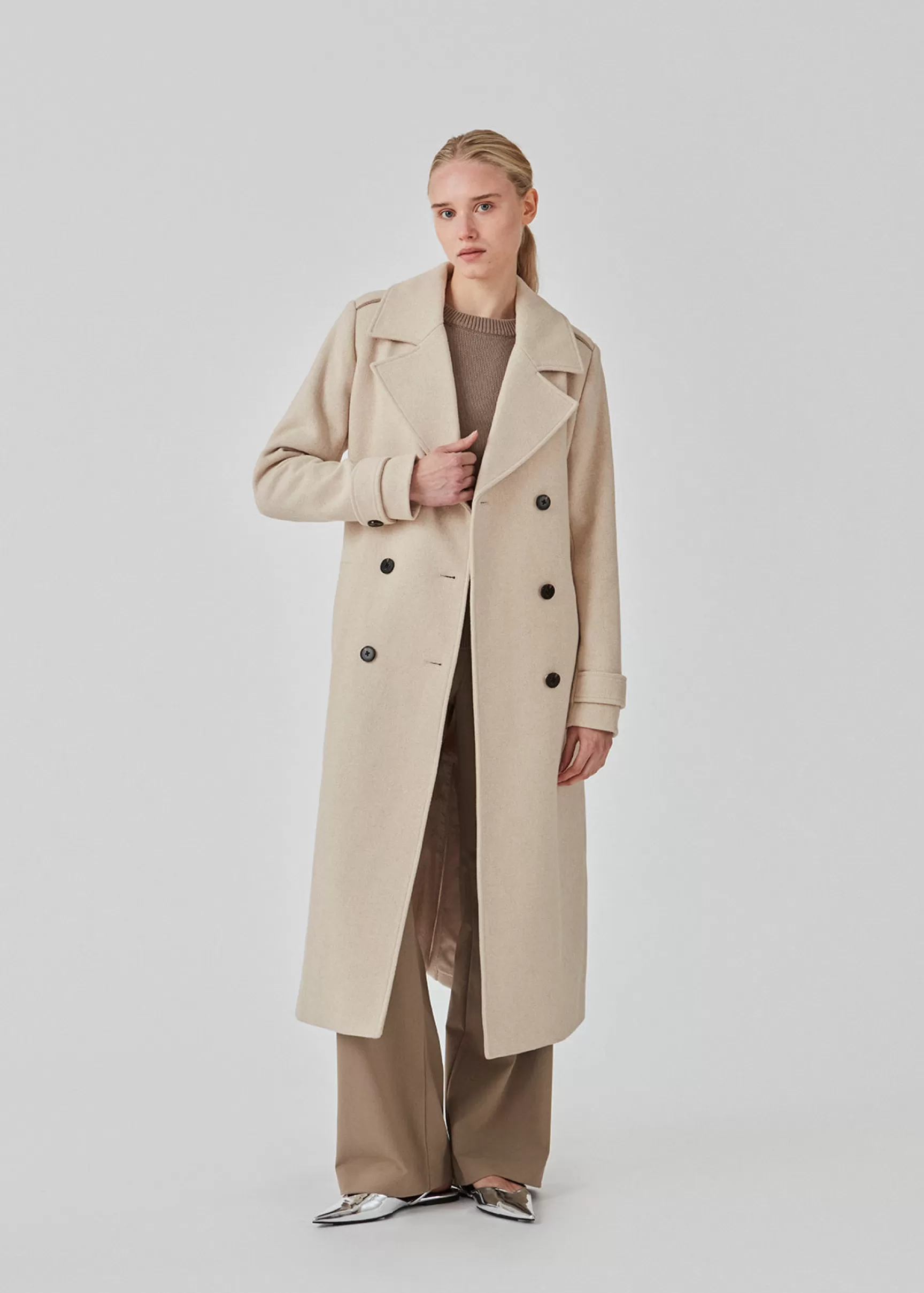 Sale Modström ShayMD coat - Summer Sand SummerSand