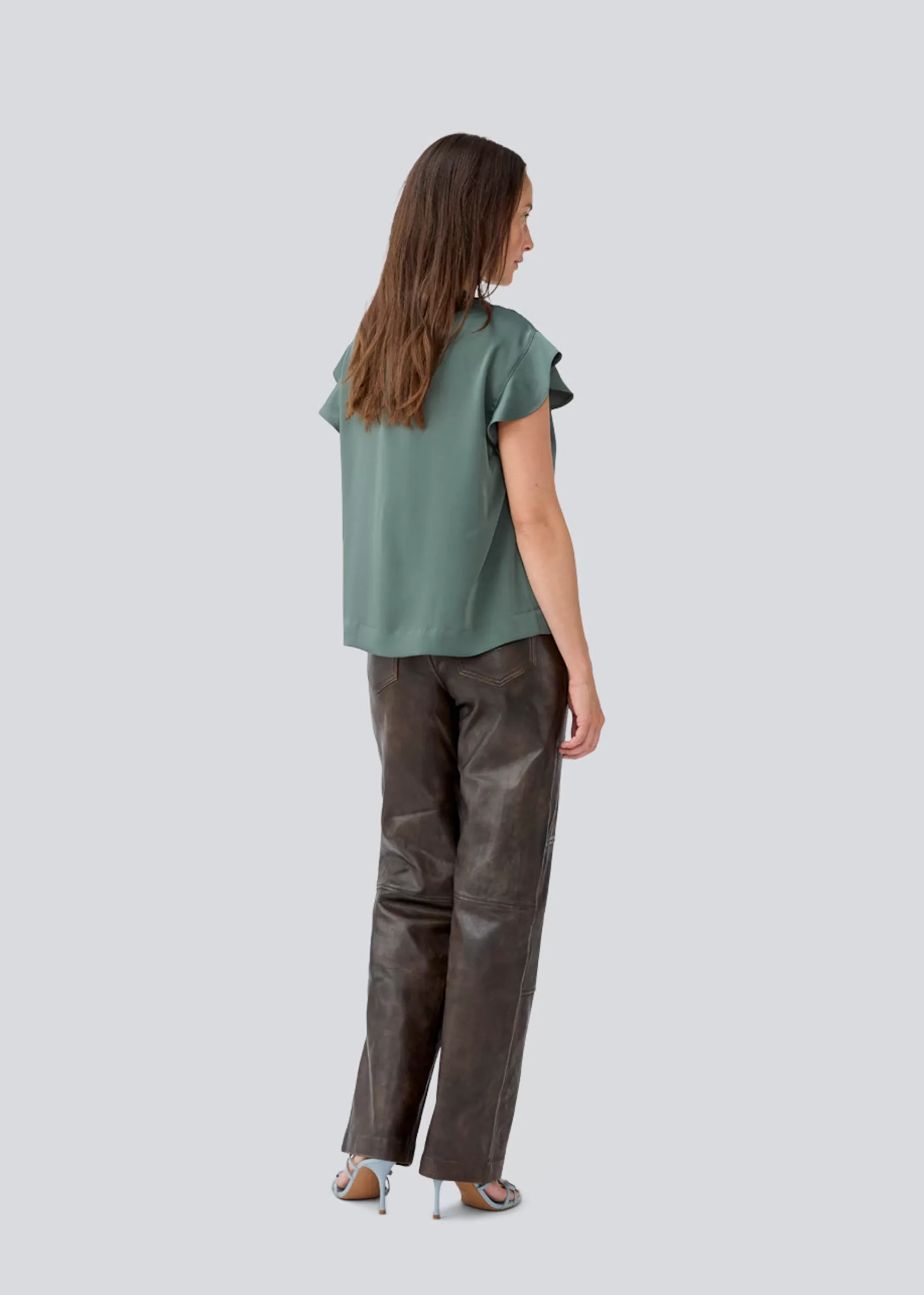 Shop Modström Tailormd SS top - Balsam Green BalsamGreen