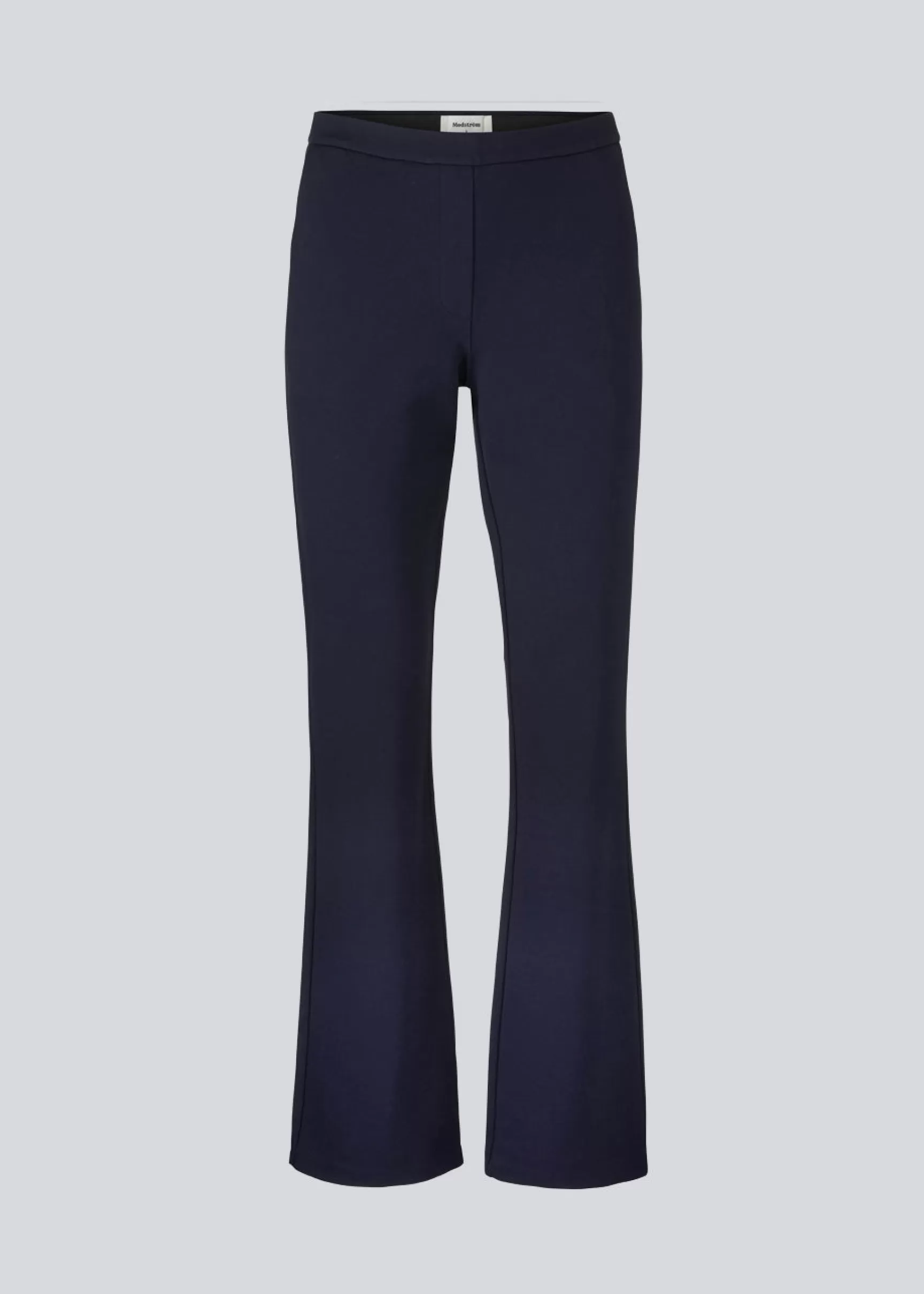 Shop Modström Tanny flare pants - Navy Sky NavySky